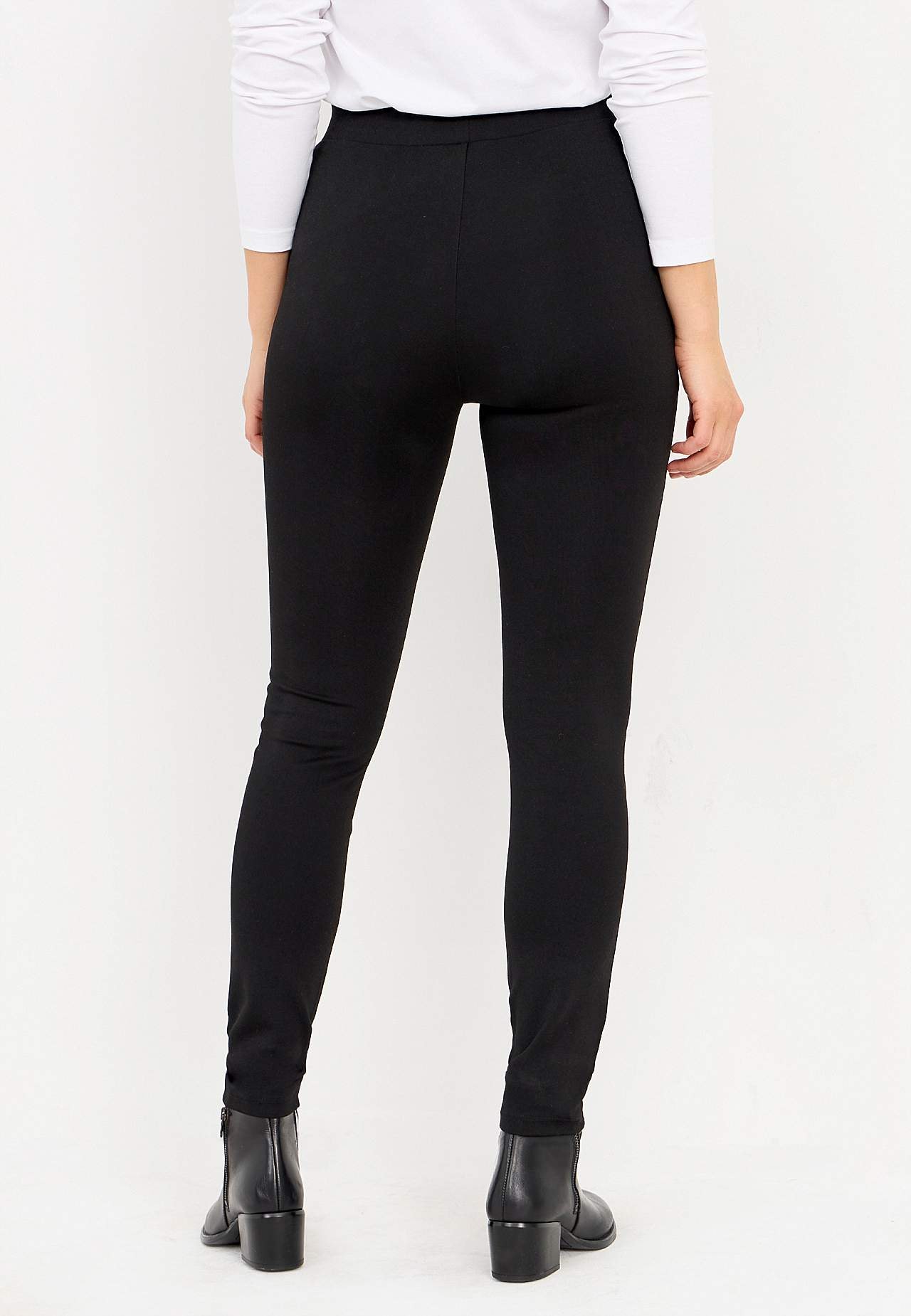 Legginsy z powlekaną część przednią