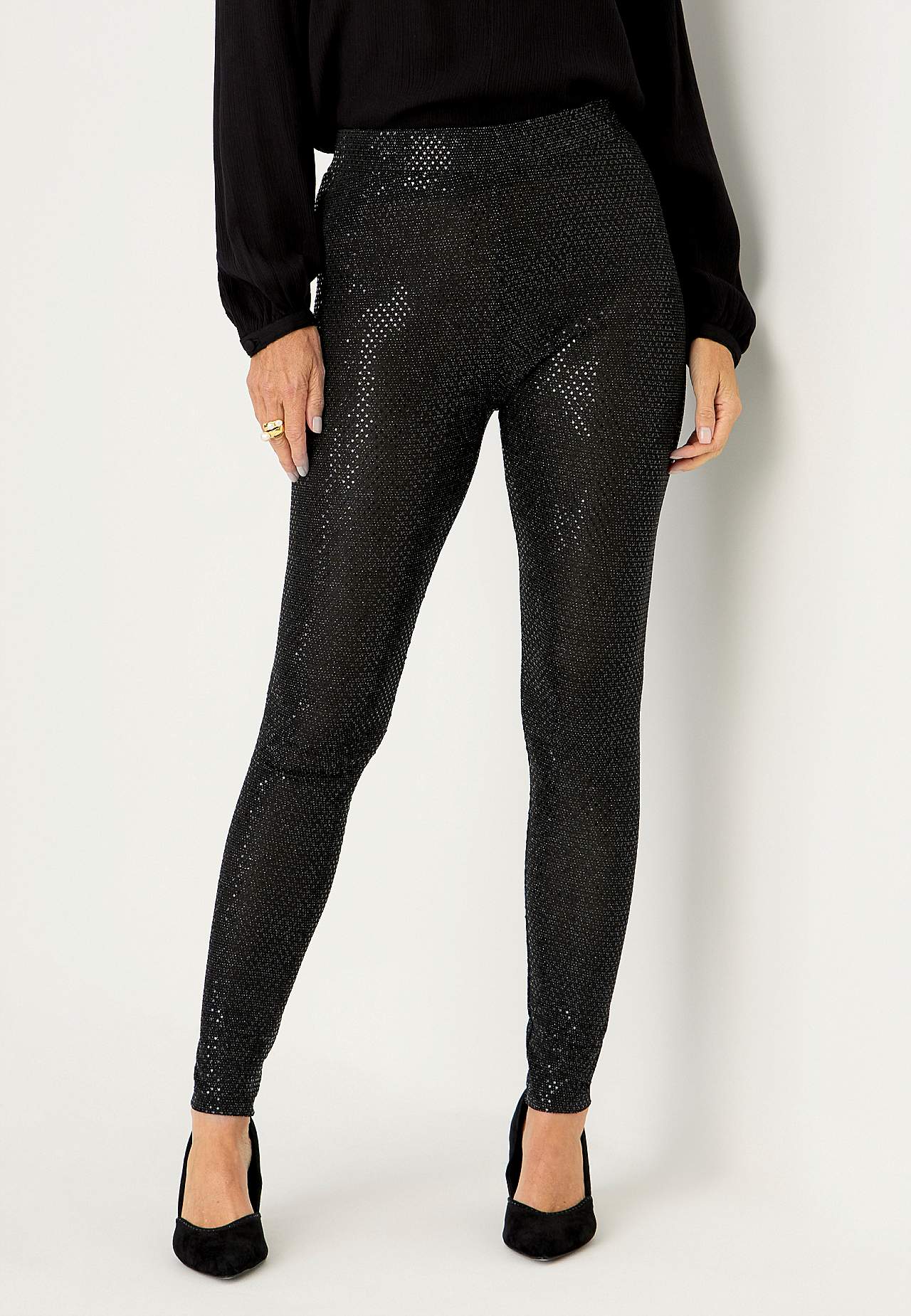 Legginsy z cekinami