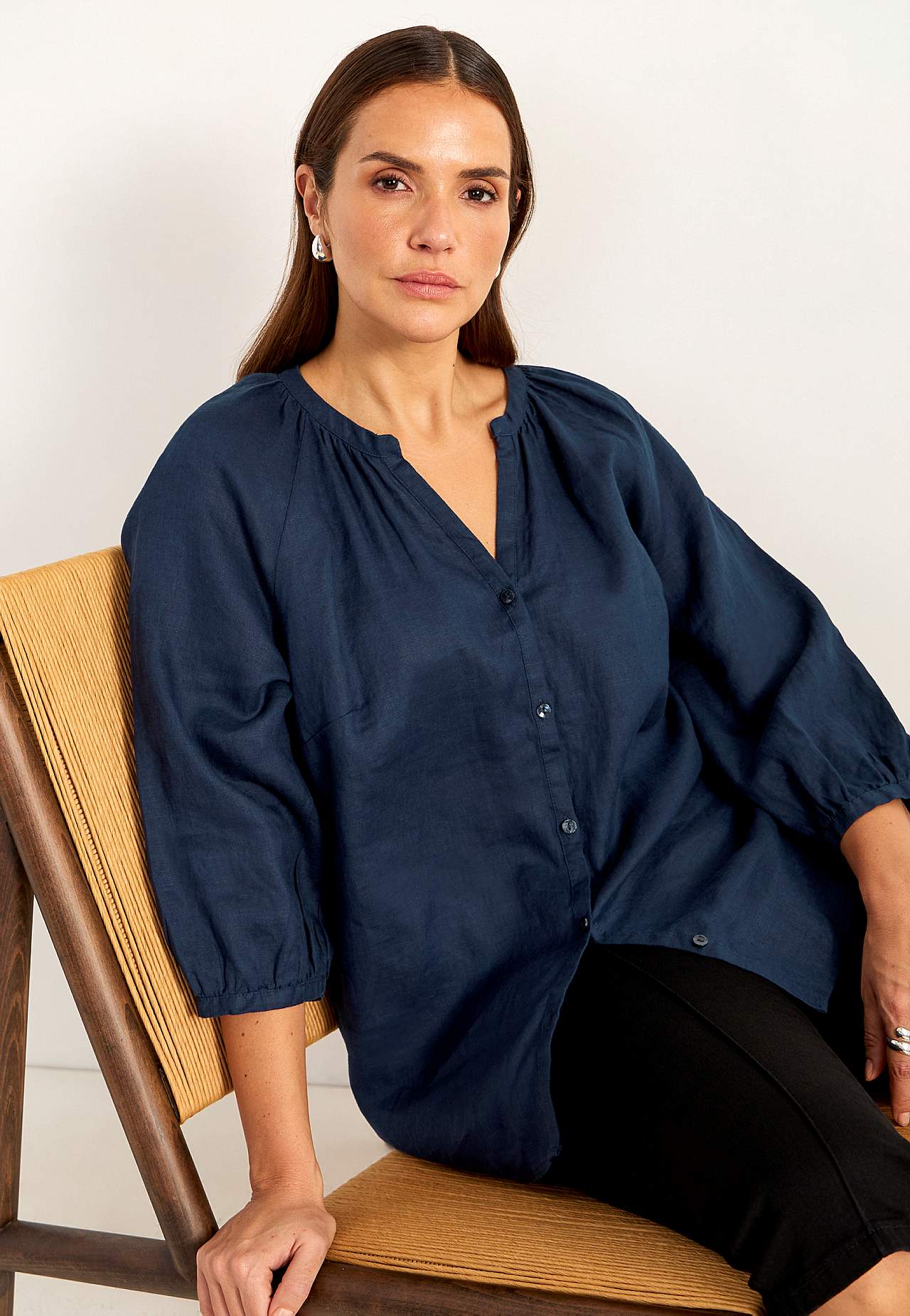 Lniana Premium bluzka