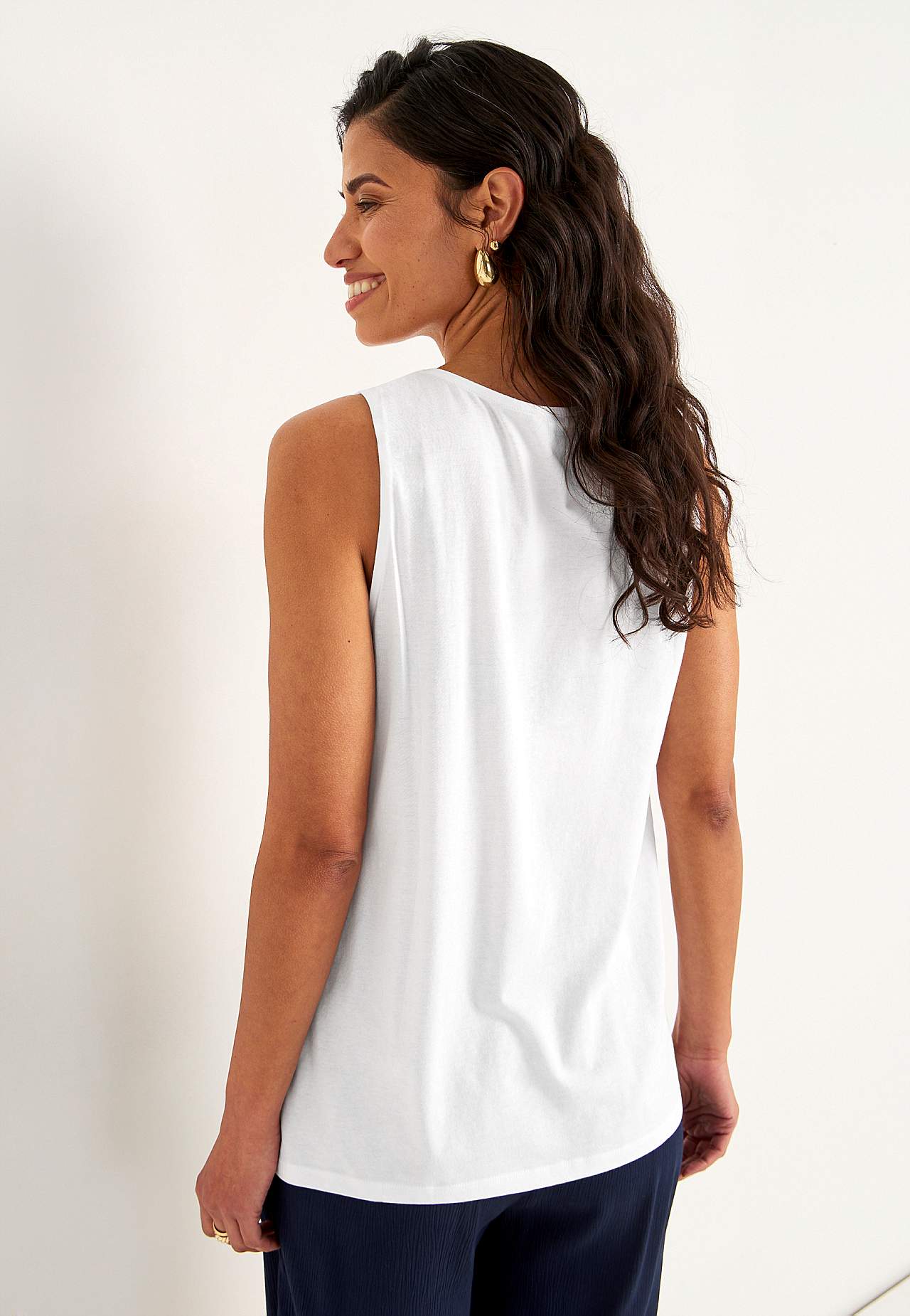 Tank top z ozdobnym zaszyciem