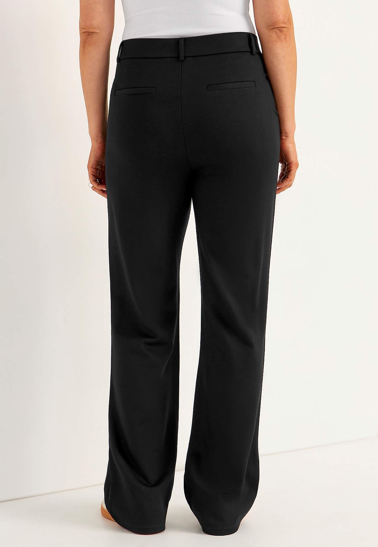 Szerokie spodnie z dżerseju z kieszeniami Lisa