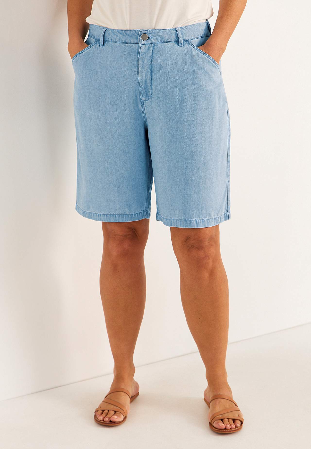 Ultramiękkie Premium szorty jeansowe