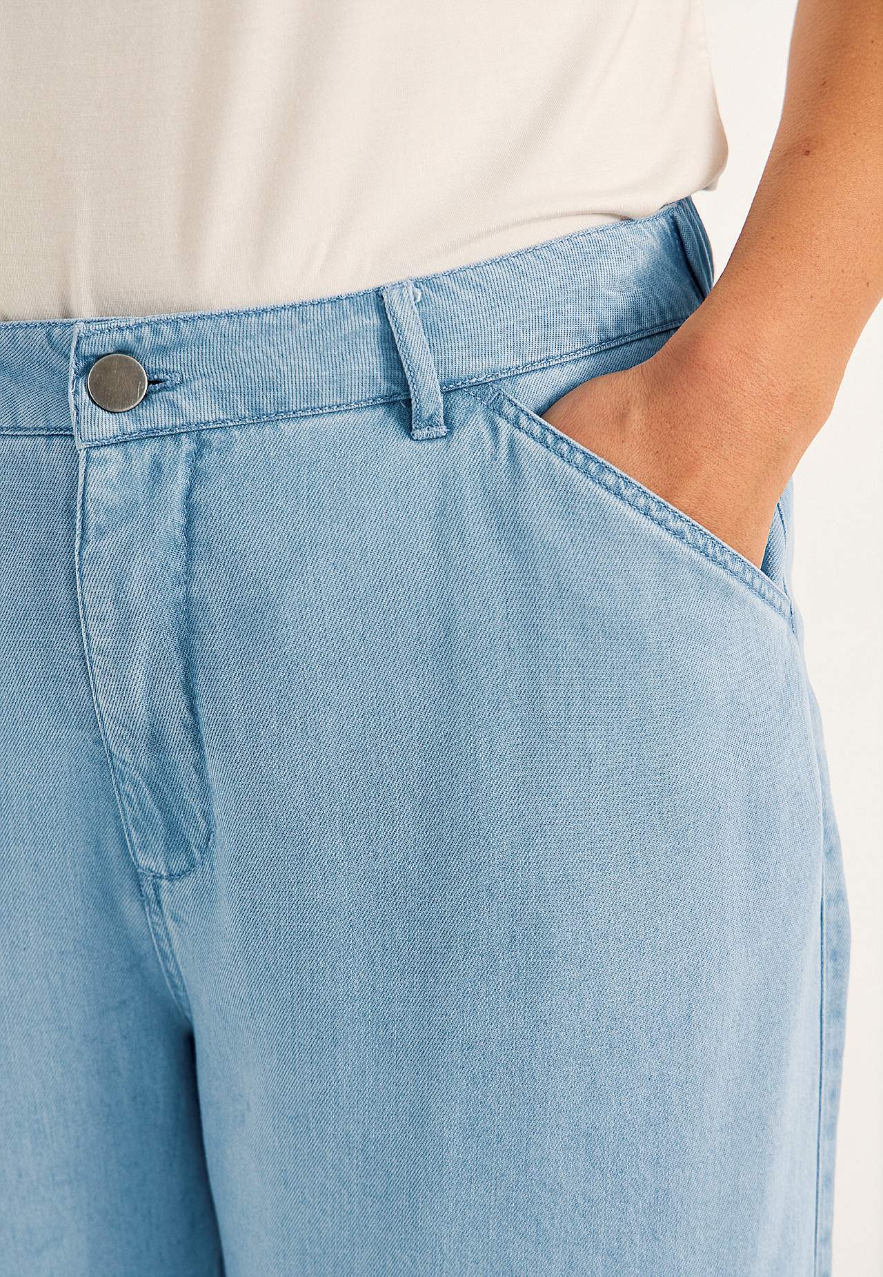 Ultramiękkie Premium szorty jeansowe