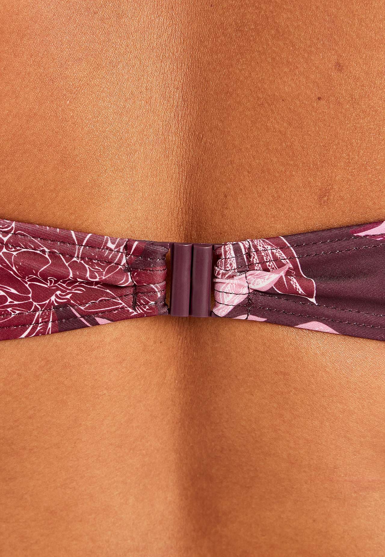 Wzorzysty biustonosz bikini