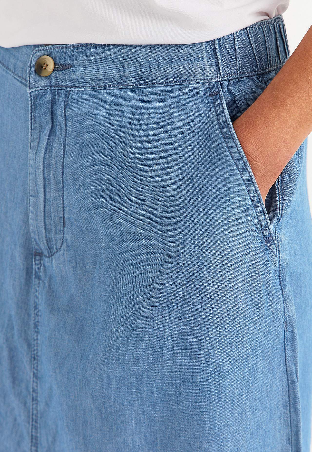 Spódnica jeansowa z kieszeniami