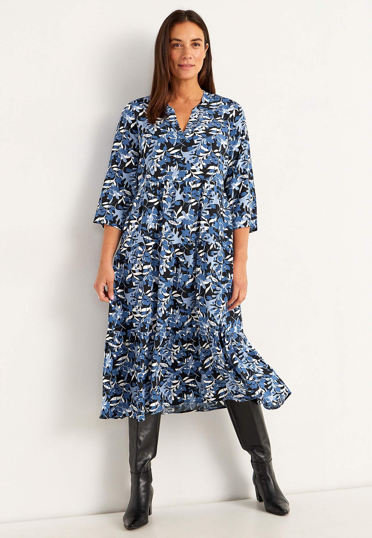 Sukienka z falbankami