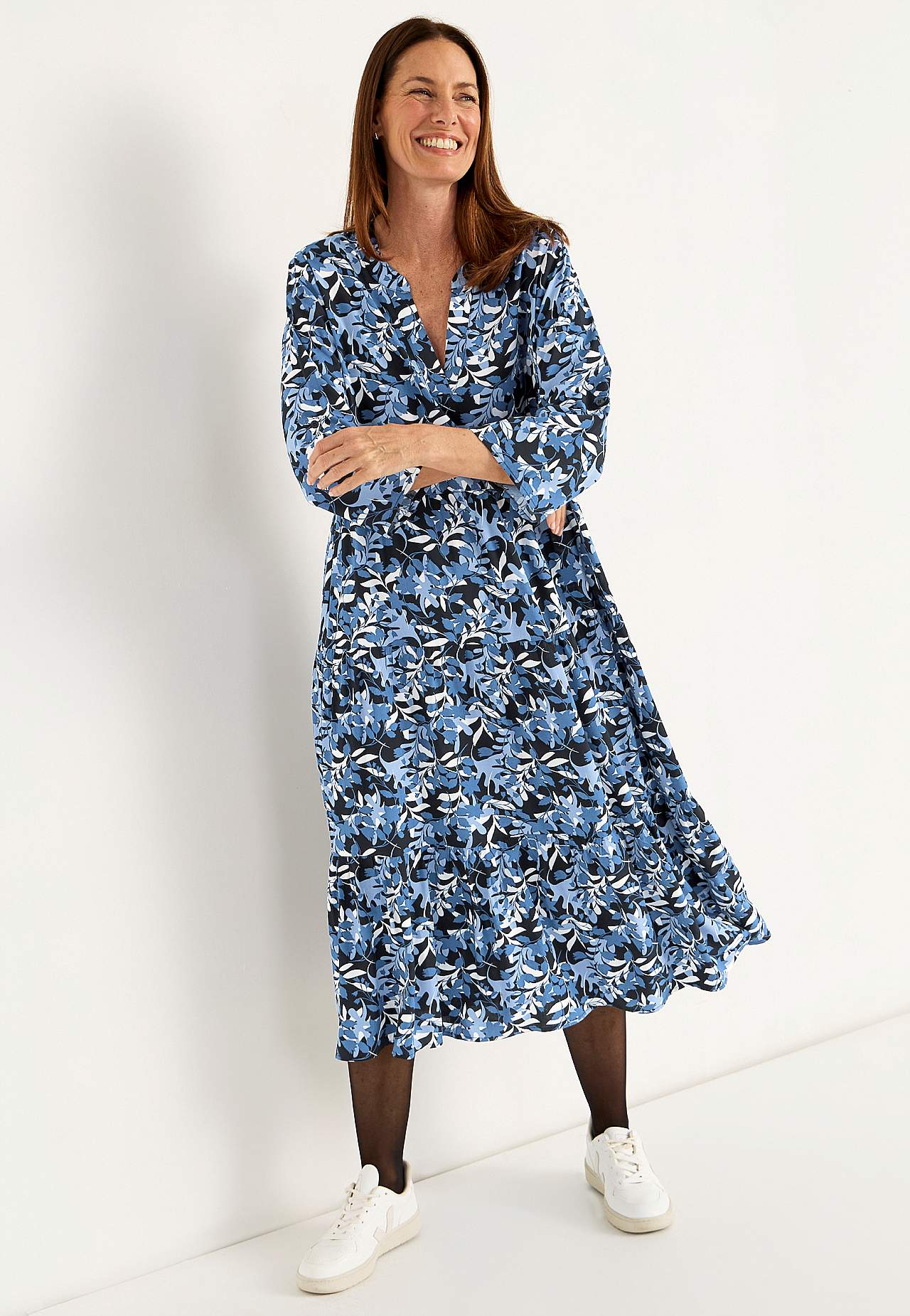 Sukienka z falbankami