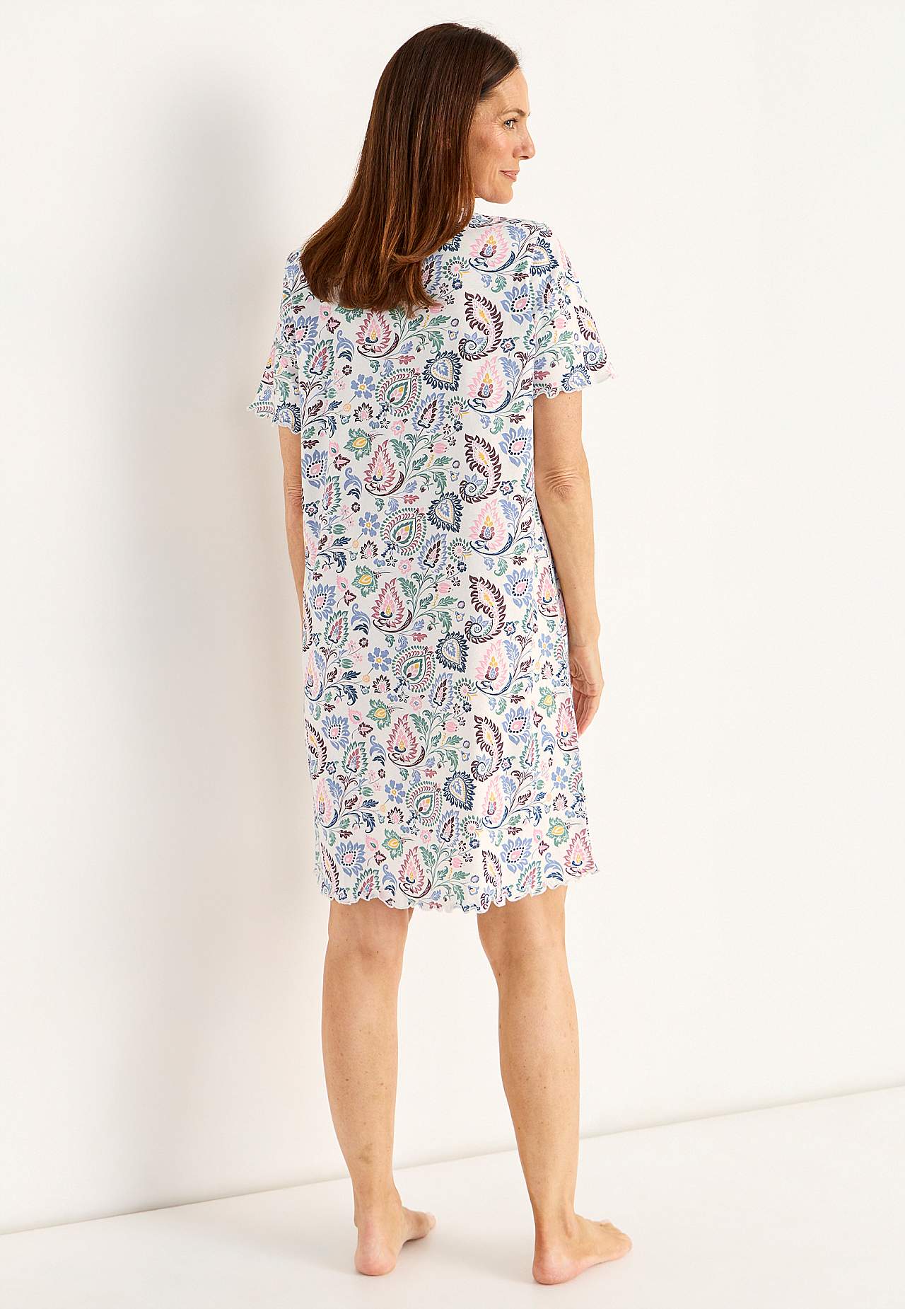 Wzorzysta koszula nocna