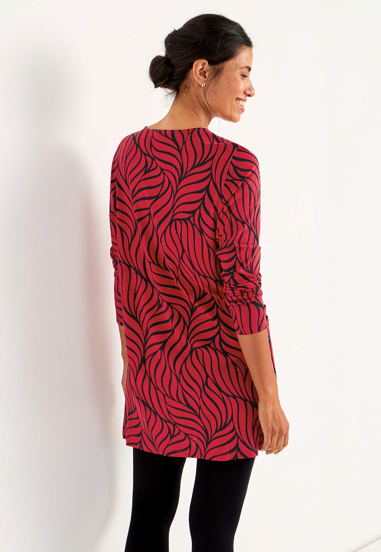 Tunika z dżerseju z kieszeniami