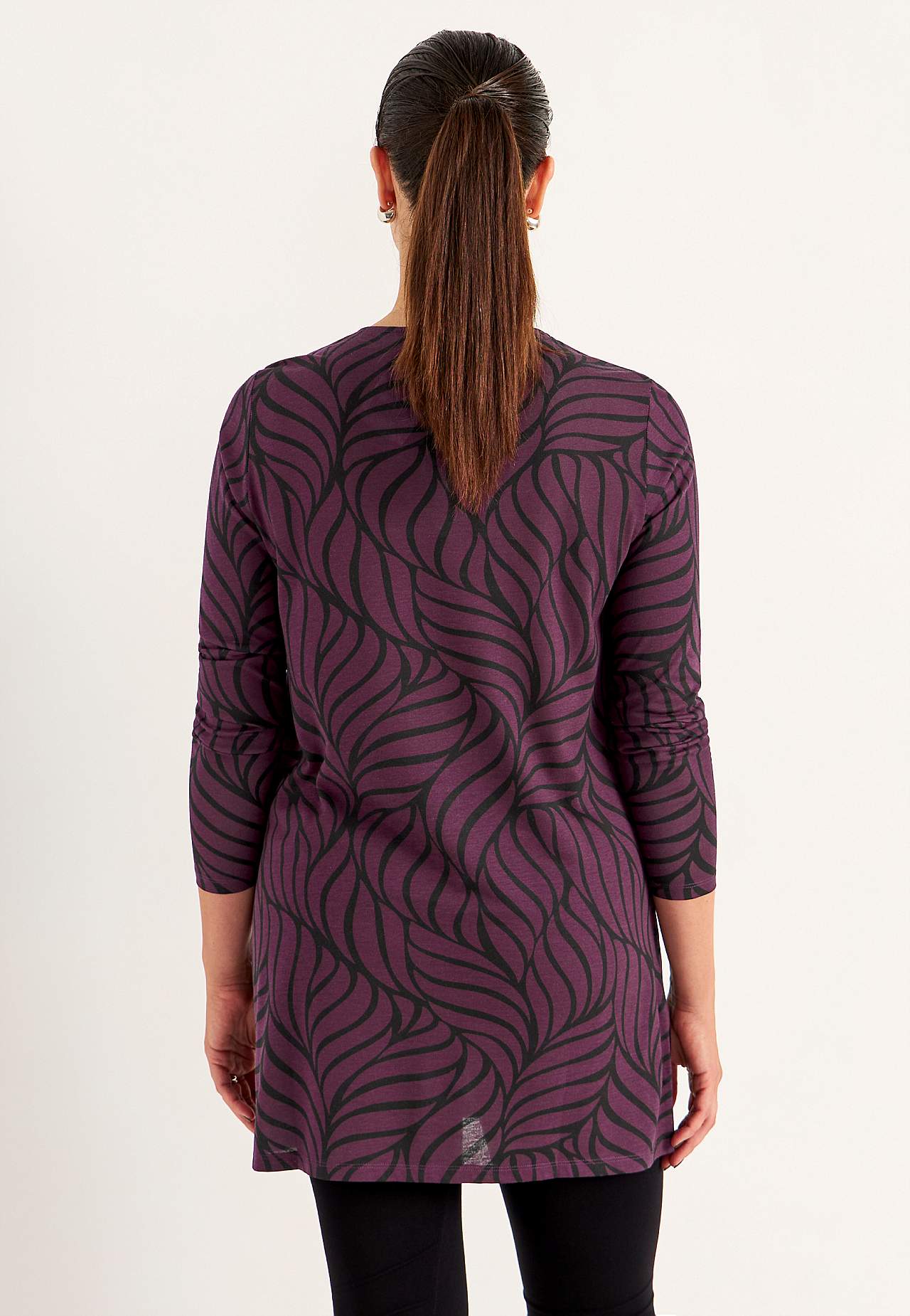 Tunika z dżerseju z kieszeniami