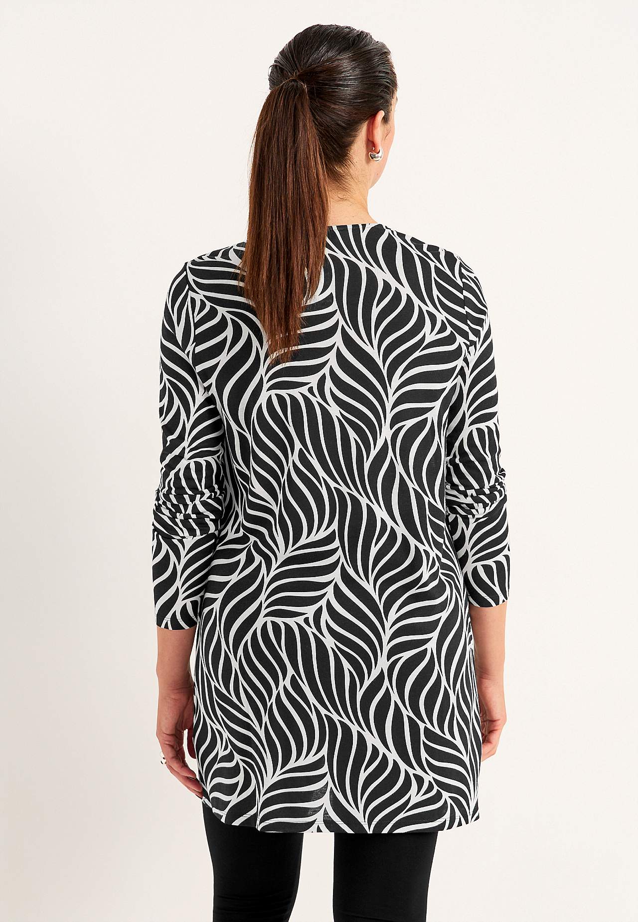 Tunika z dżerseju z kieszeniami