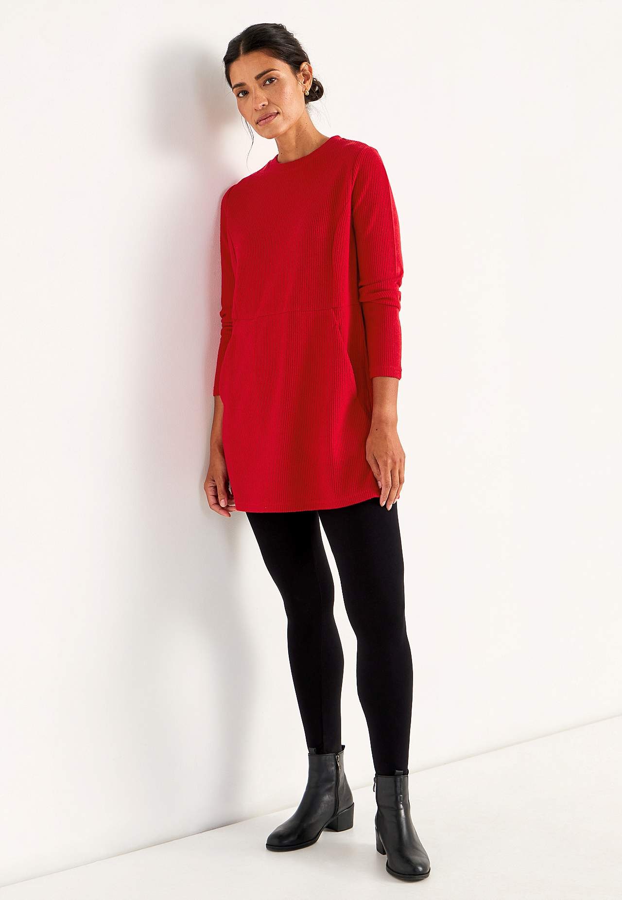 Super miękka tunika z kieszeniami