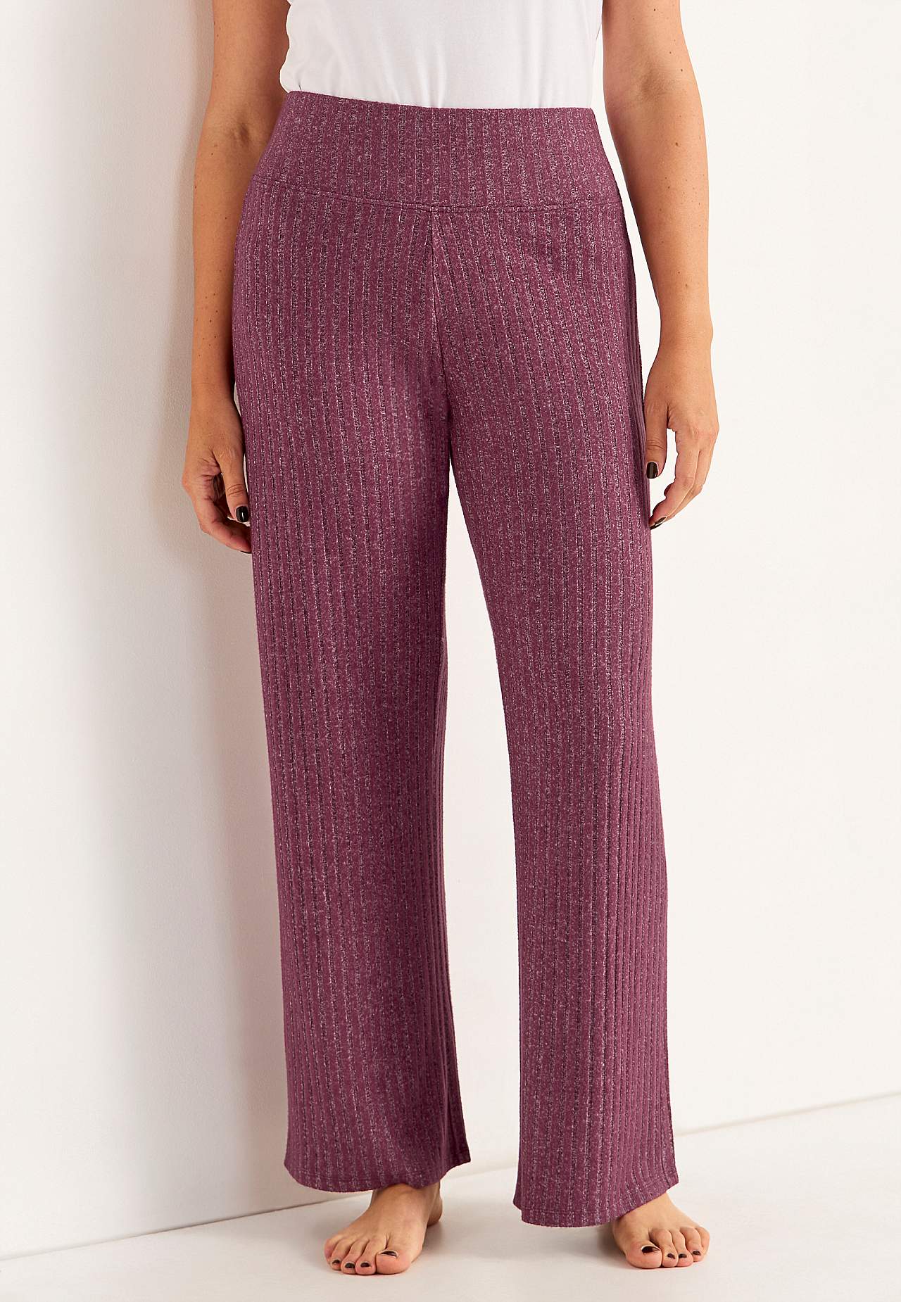 Miękkie spodnie z dżerseju