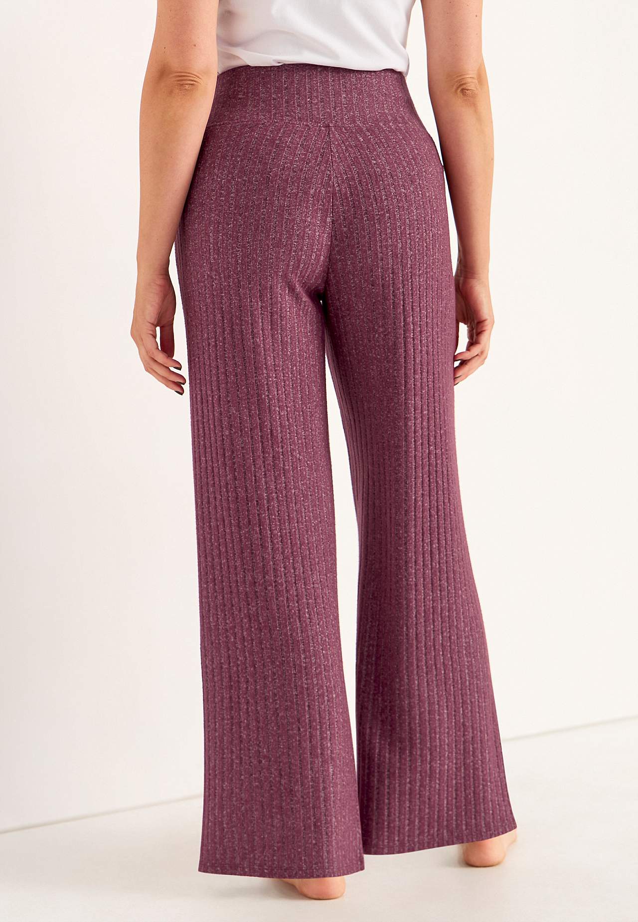 Miękkie spodnie z dżerseju