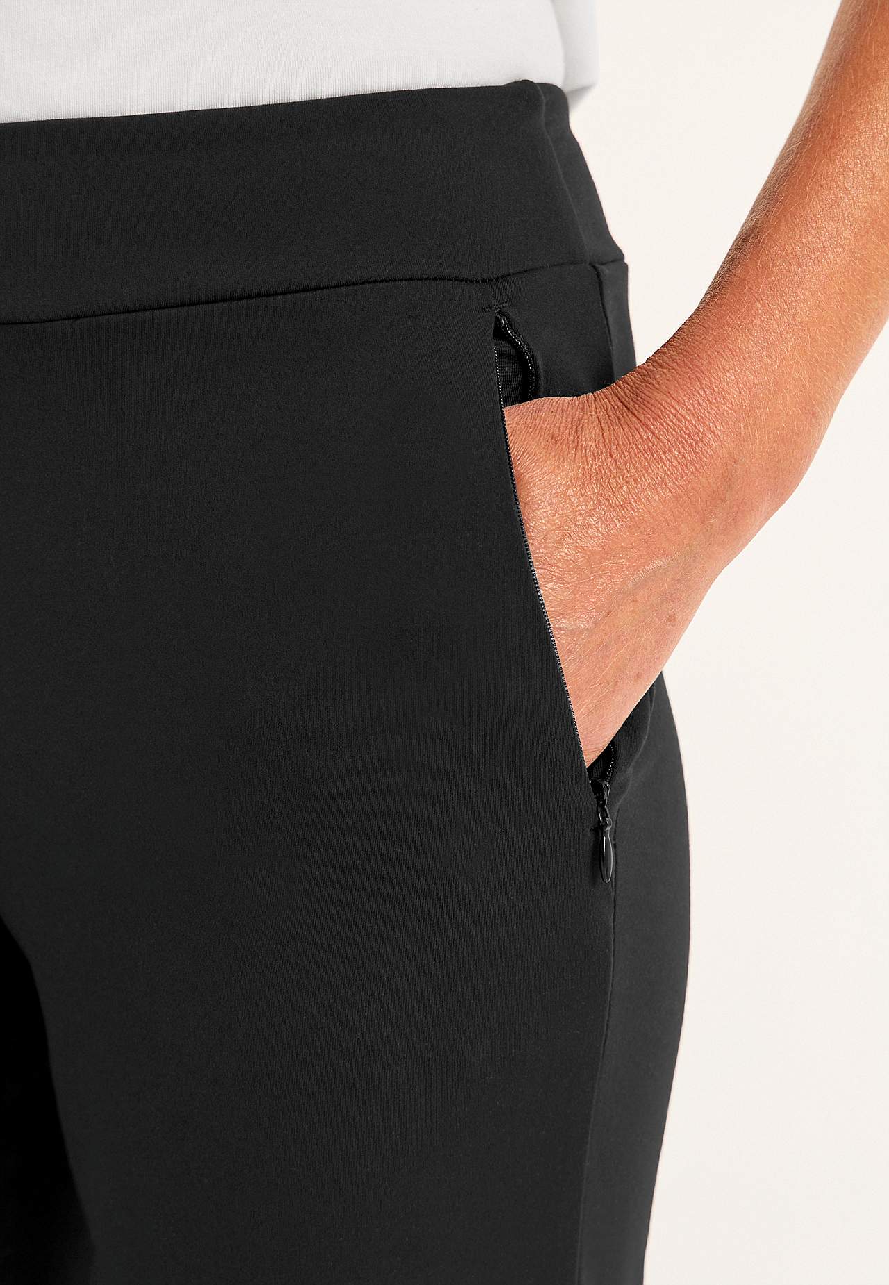 Wszechstronne spodnie z dżerseju bootcut Daria