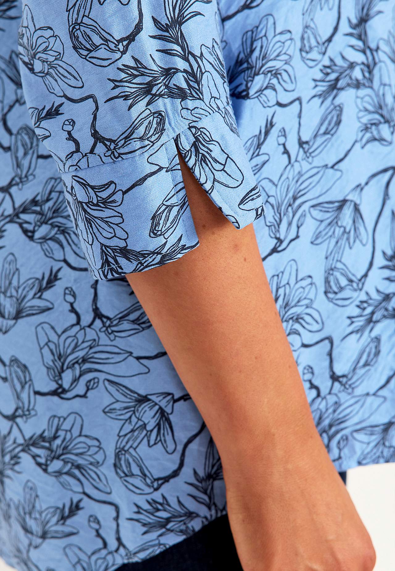 Tkana tunika z kieszeniami