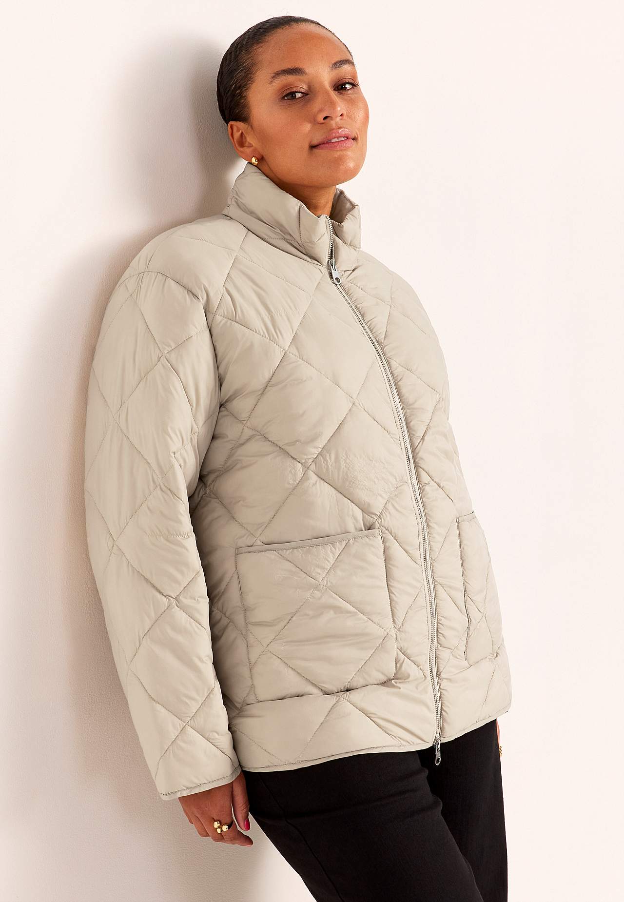 Pikowana lekka kurtka