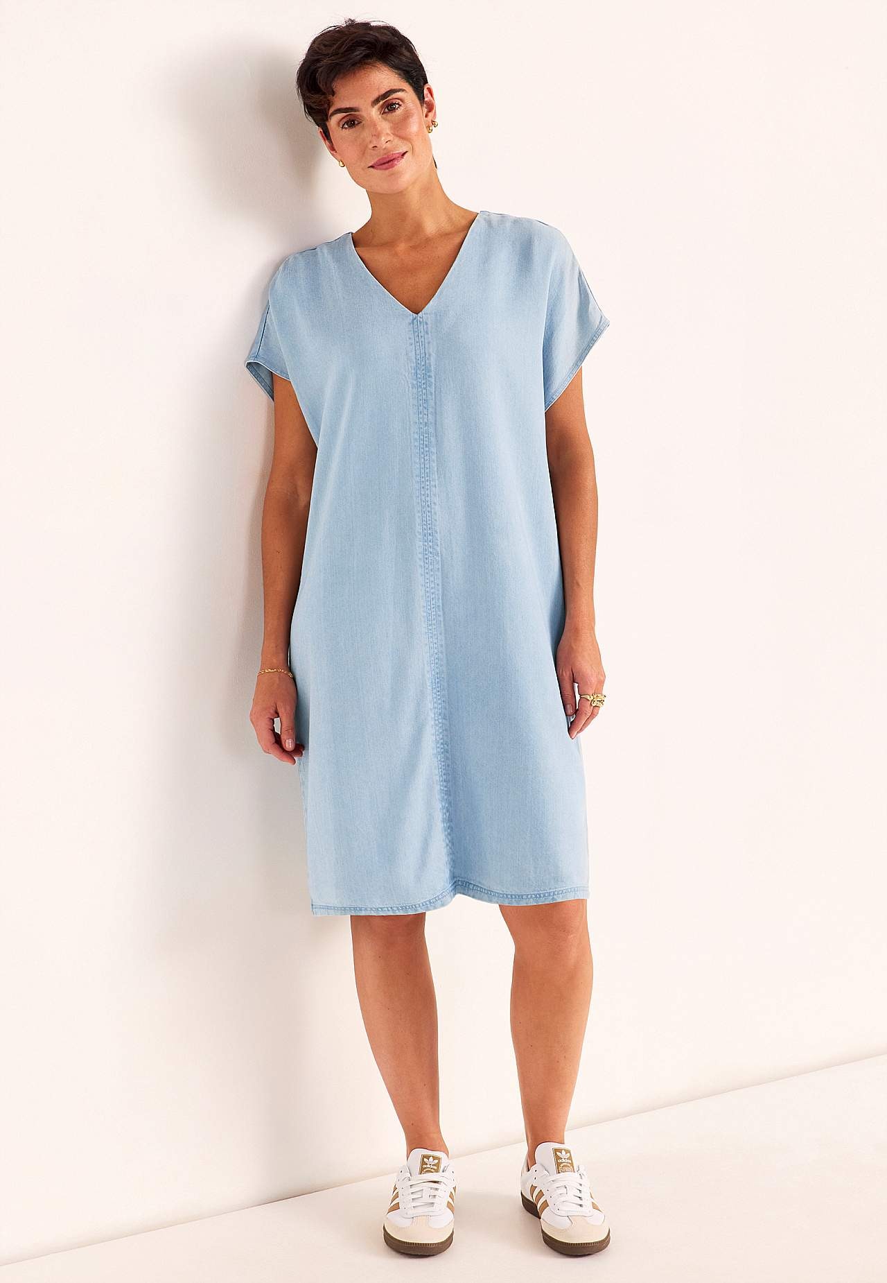 Ultramiękka Premium sukienka jeansowa