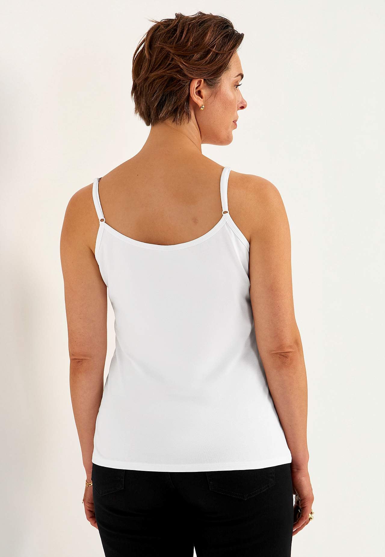 Top bez rękawów z miękkiej i ekologicznej bawełny 2 sztuki