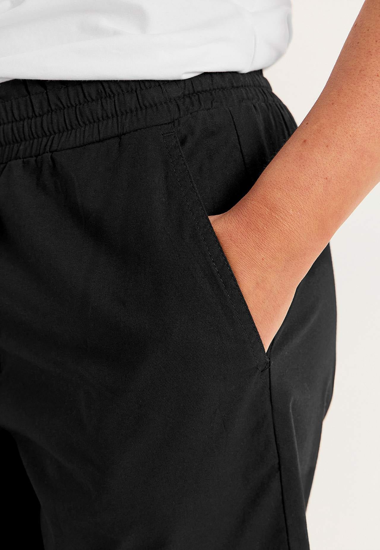 Szorty ze spranej bawełny