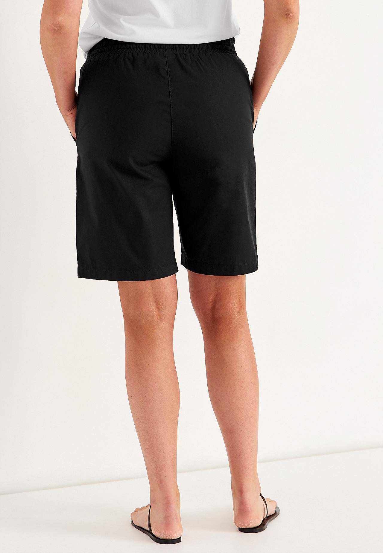 Szorty ze spranej bawełny