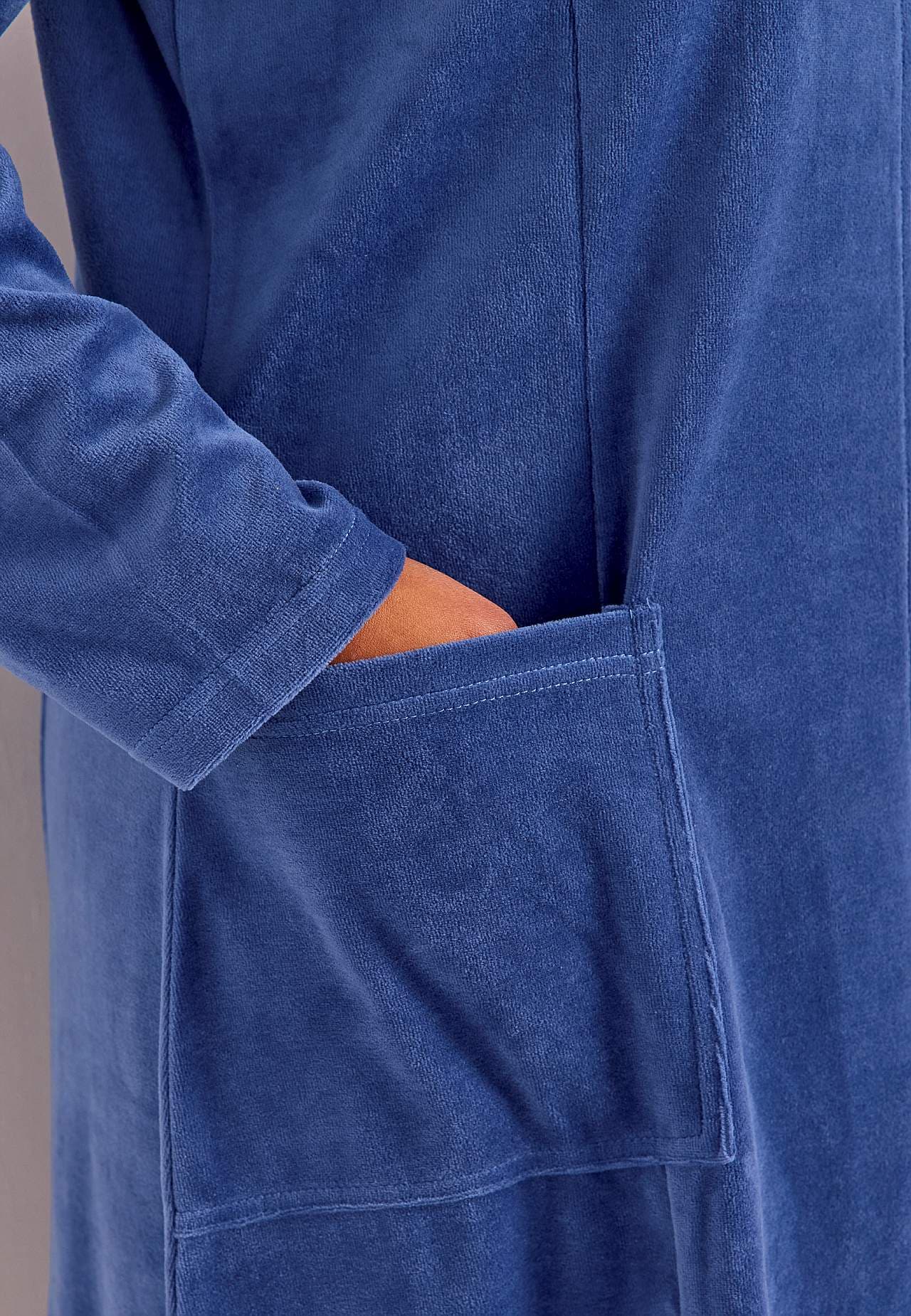 Welurowy szlafrok Wilma