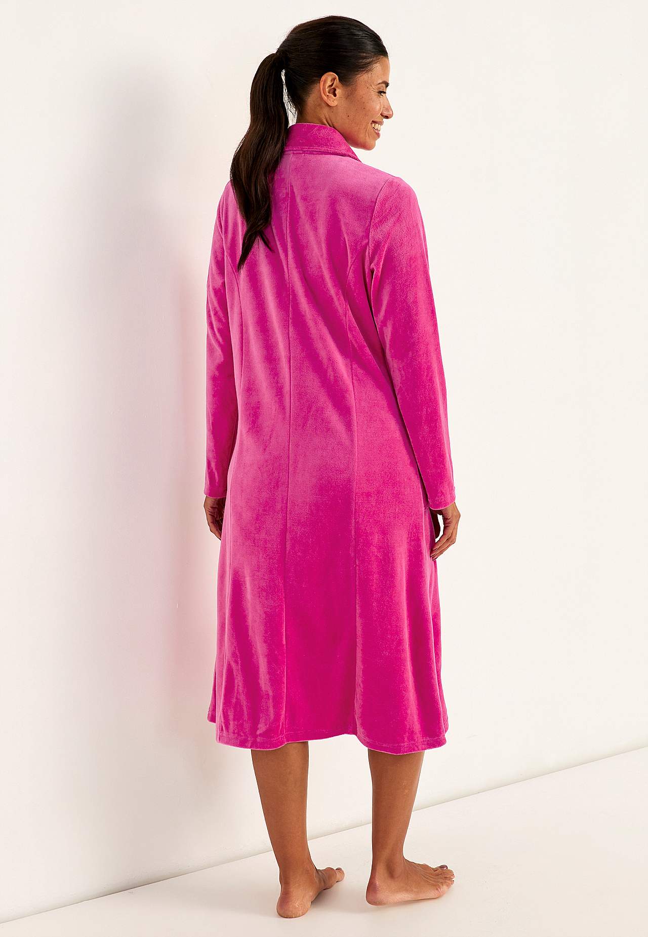 Welurowy szlafrok Wilma