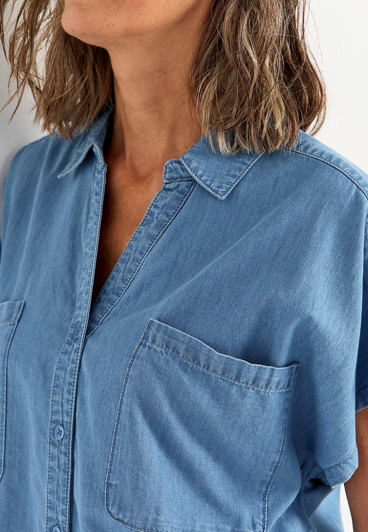 Super miękka tunika dżinsowa