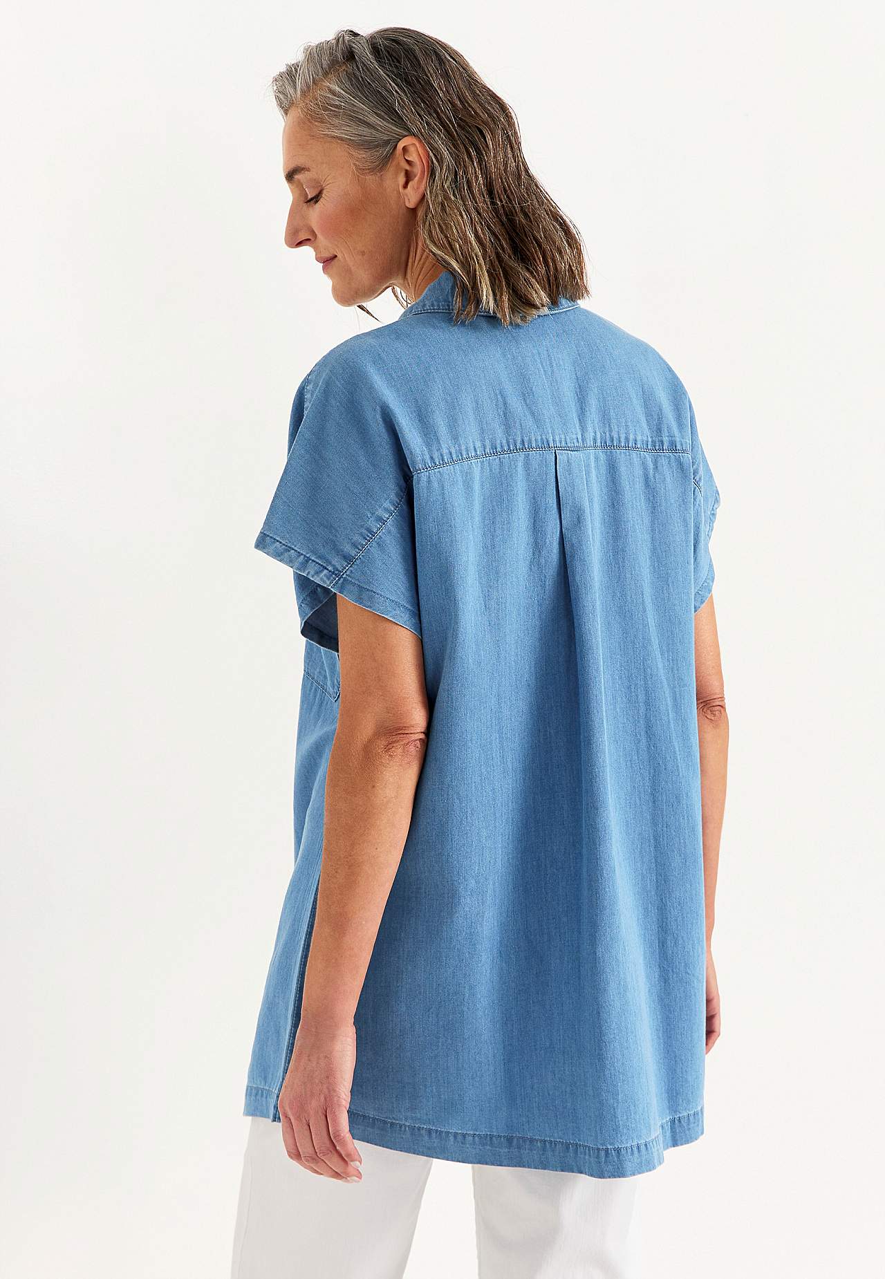 Super miękka tunika dżinsowa