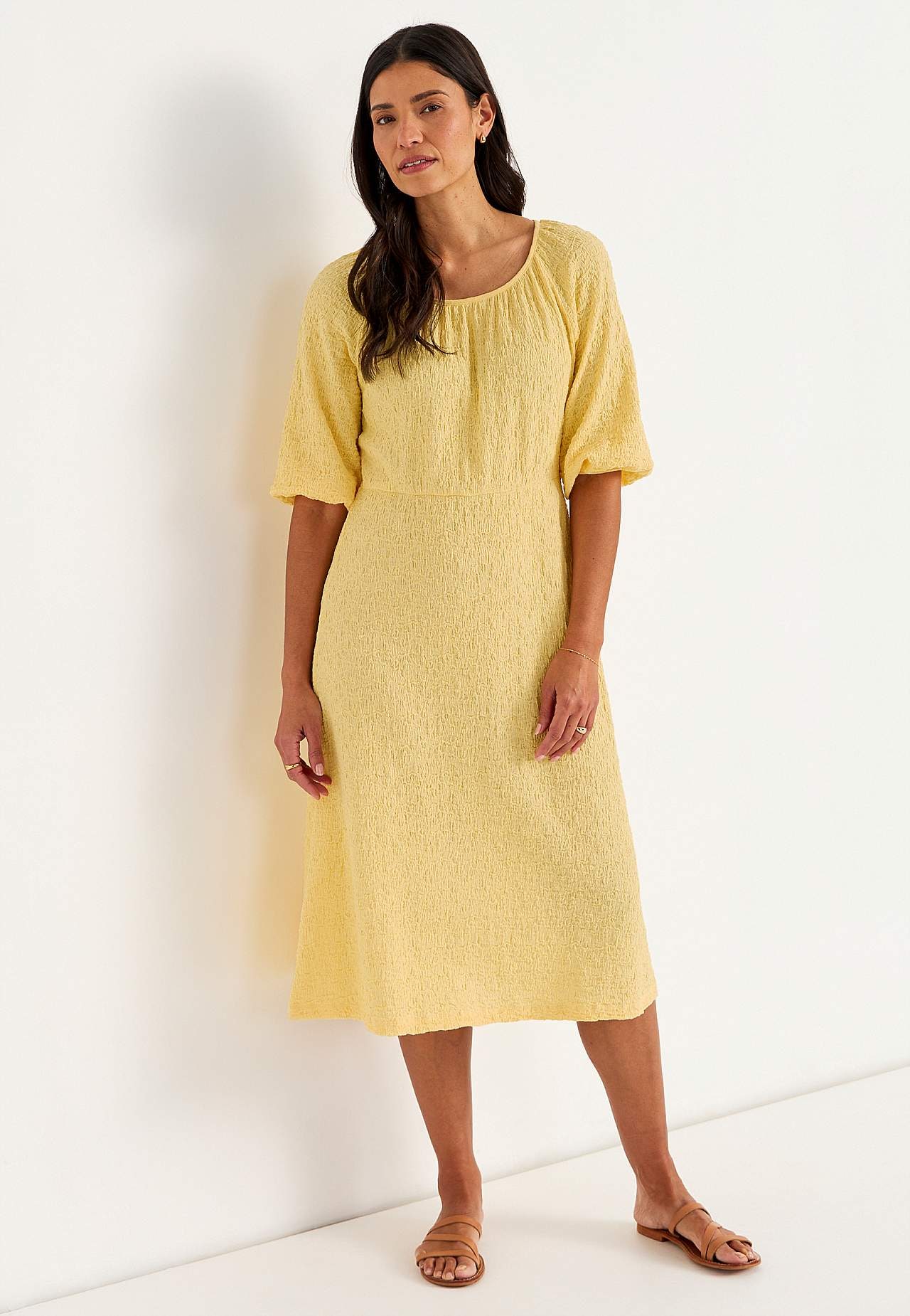 Dżersejowa sukienka ze strukturą