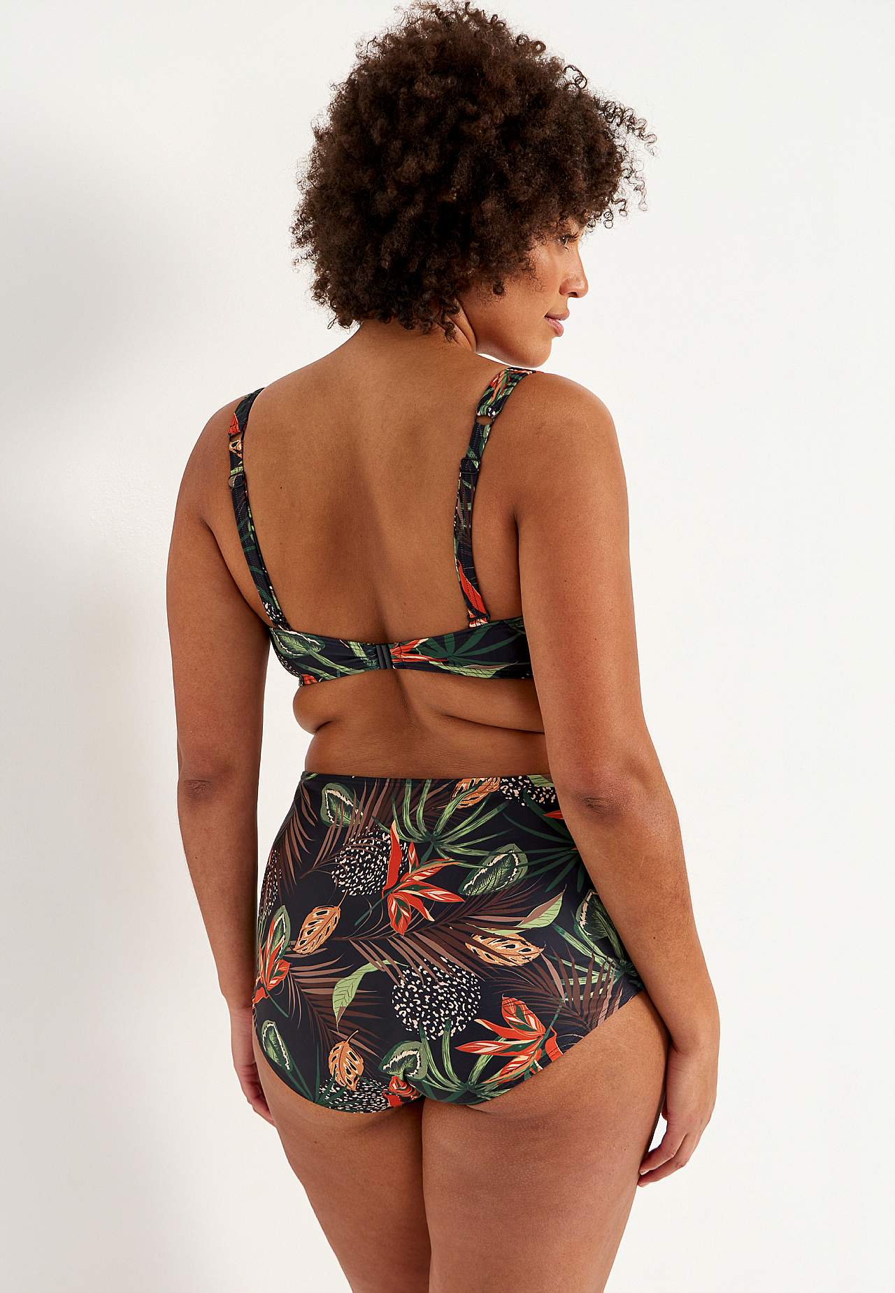 Wzorzysty biustonosz bikini