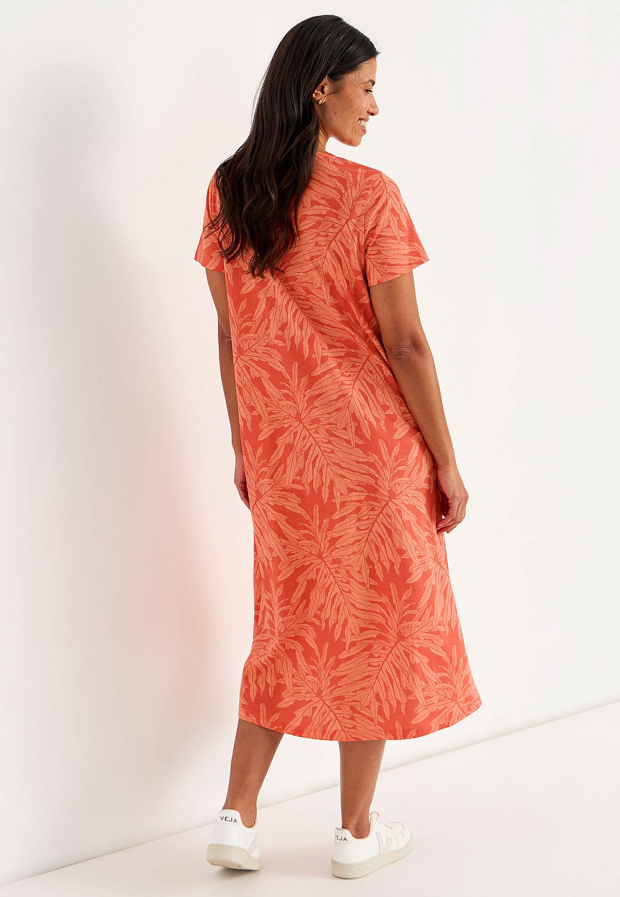 Sukienka z bawełny ekologicznej z kieszeniami