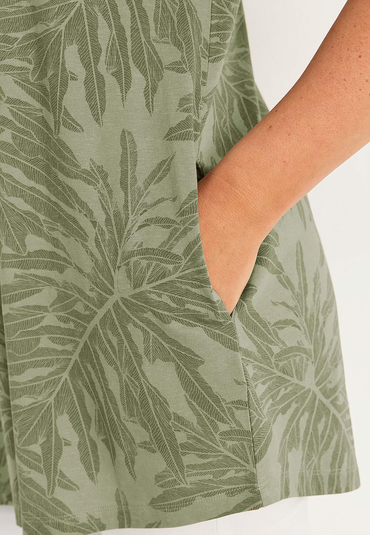 Tunika z bawełny ekologicznej z kieszeniami