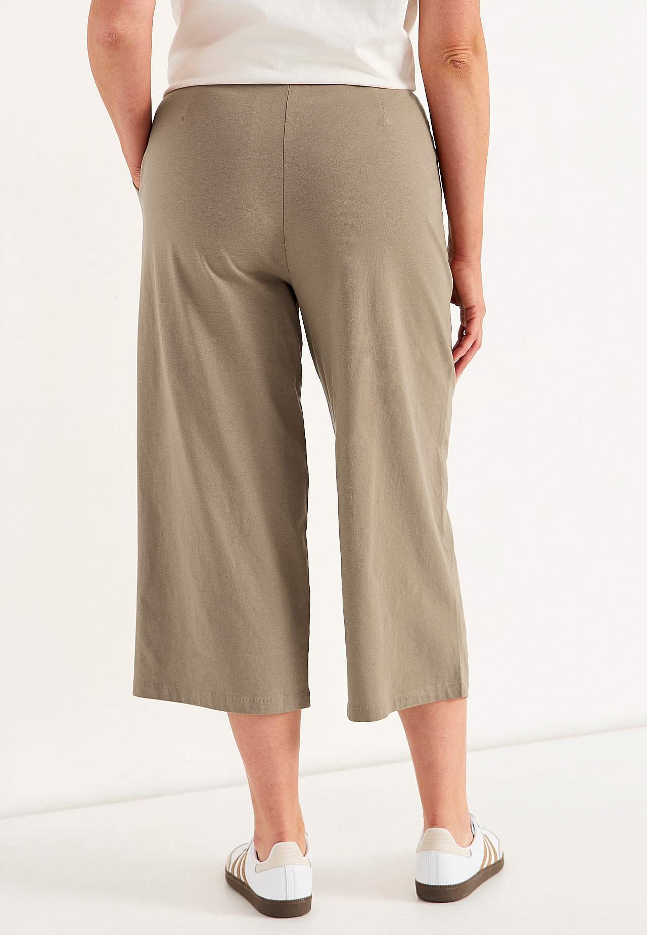 Spódnicospodnie z bawełny ekologicznej z kieszeniami