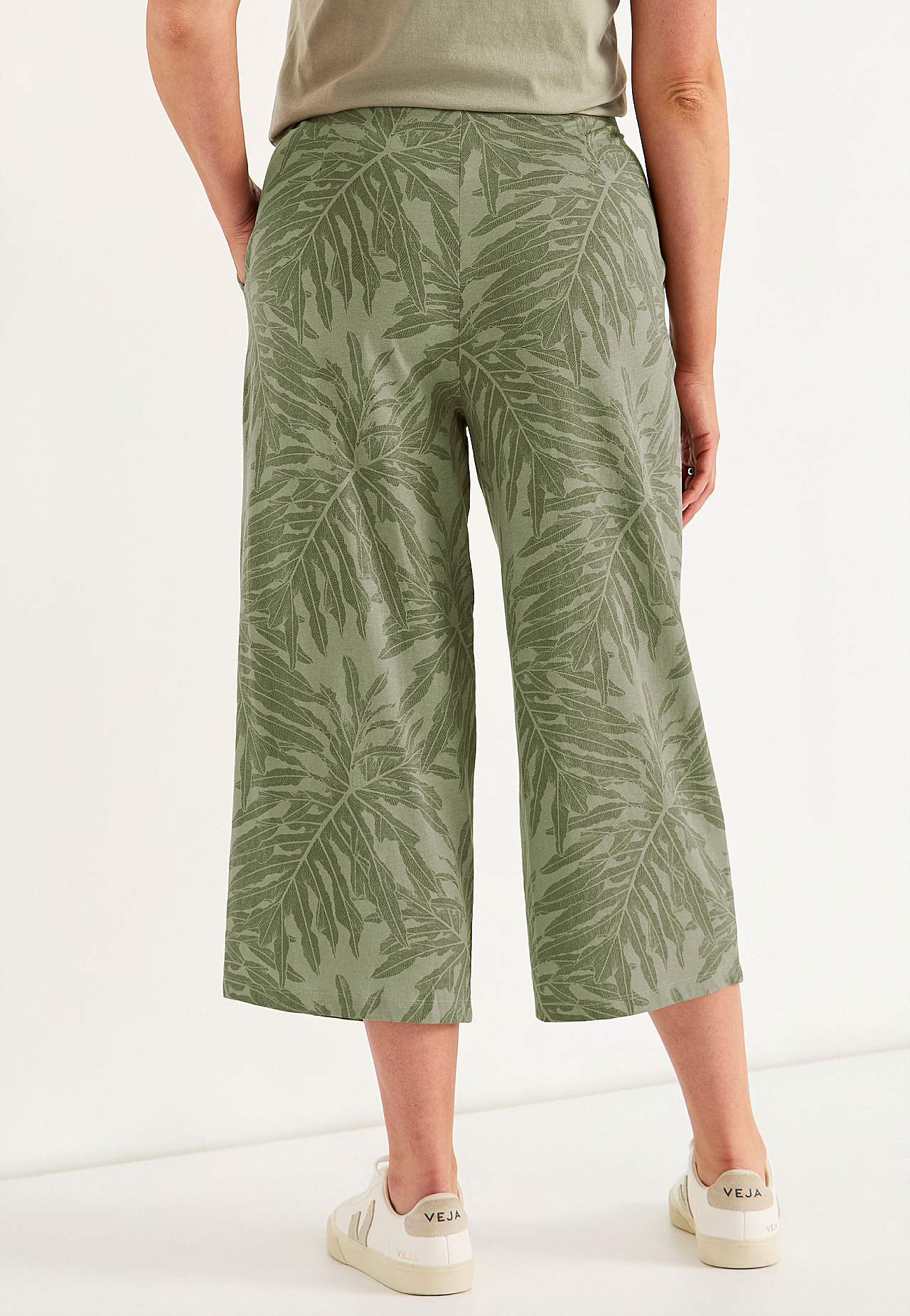 Spódnicospodnie z bawełny ekologicznej z kieszeniami