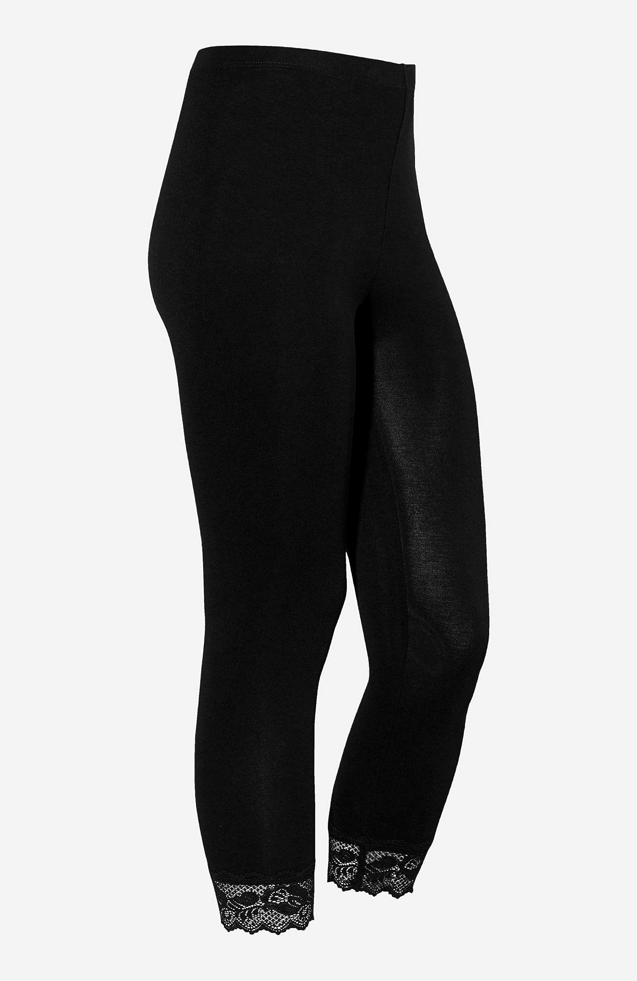 Legginsy rybaczki z koronką susanne