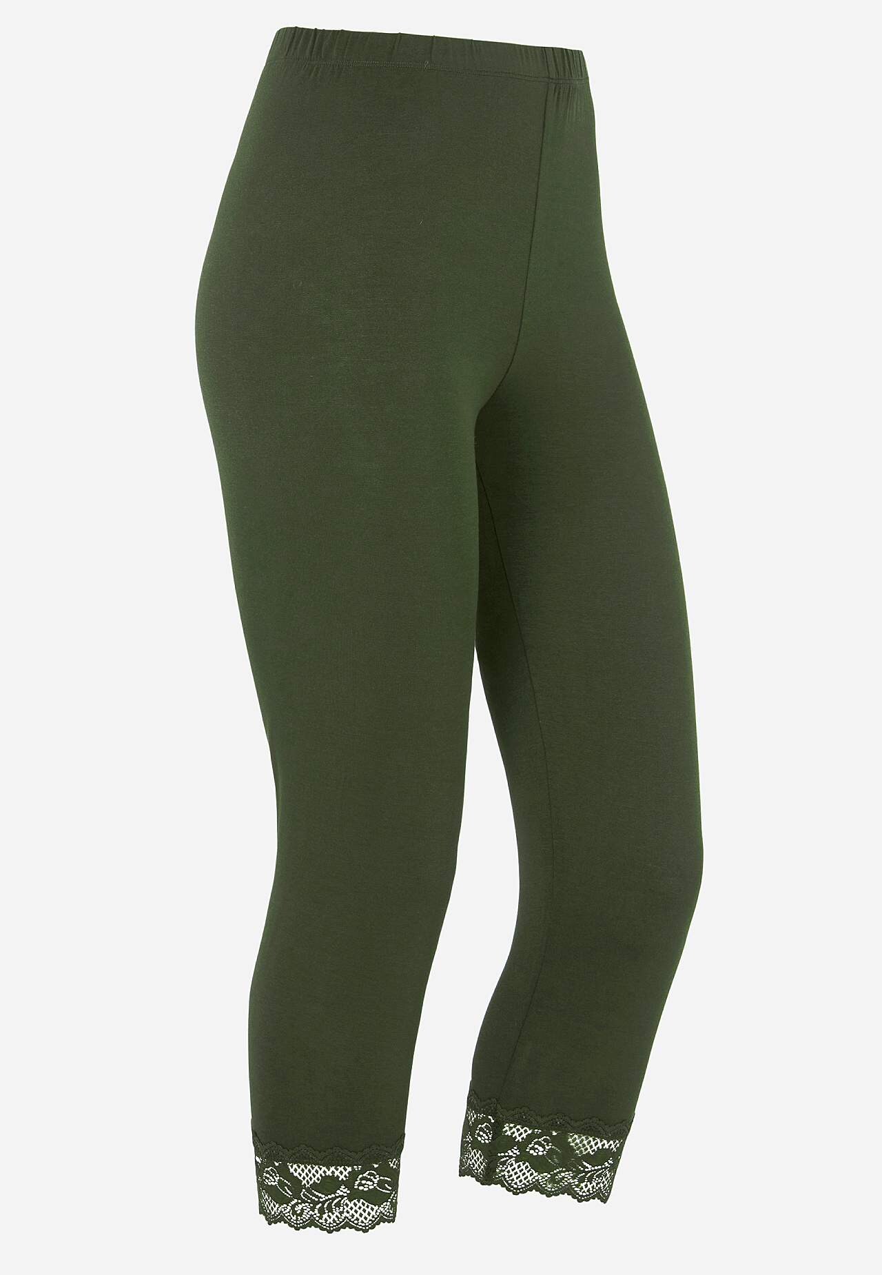 Legginsy rybaczki z koronką susanne