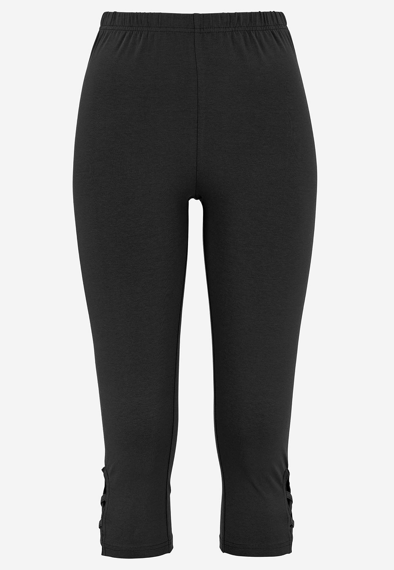 Legginsy rybaczki z miłymi detalami 2 sztuki