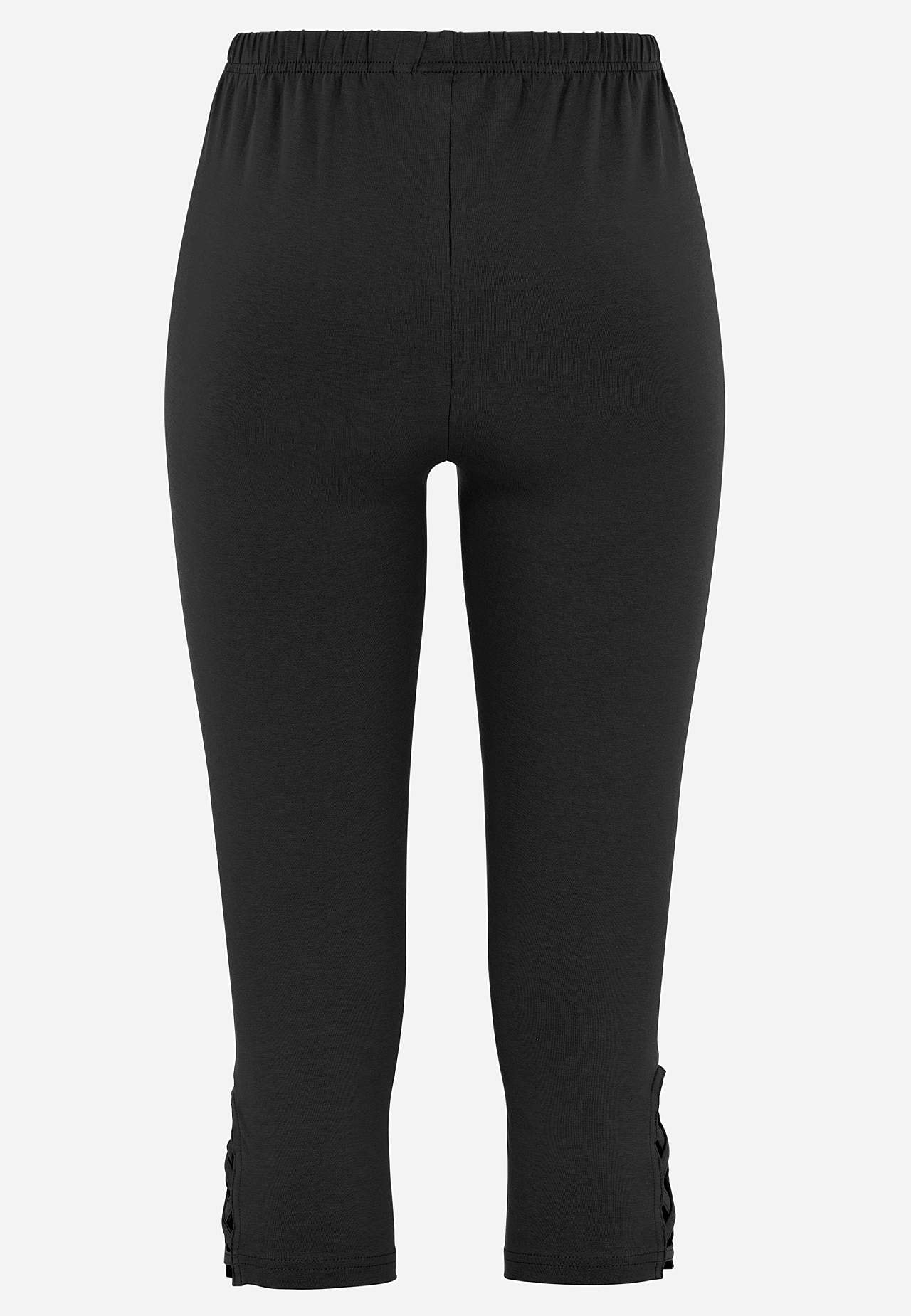 Legginsy rybaczki z miłymi detalami 2 sztuki