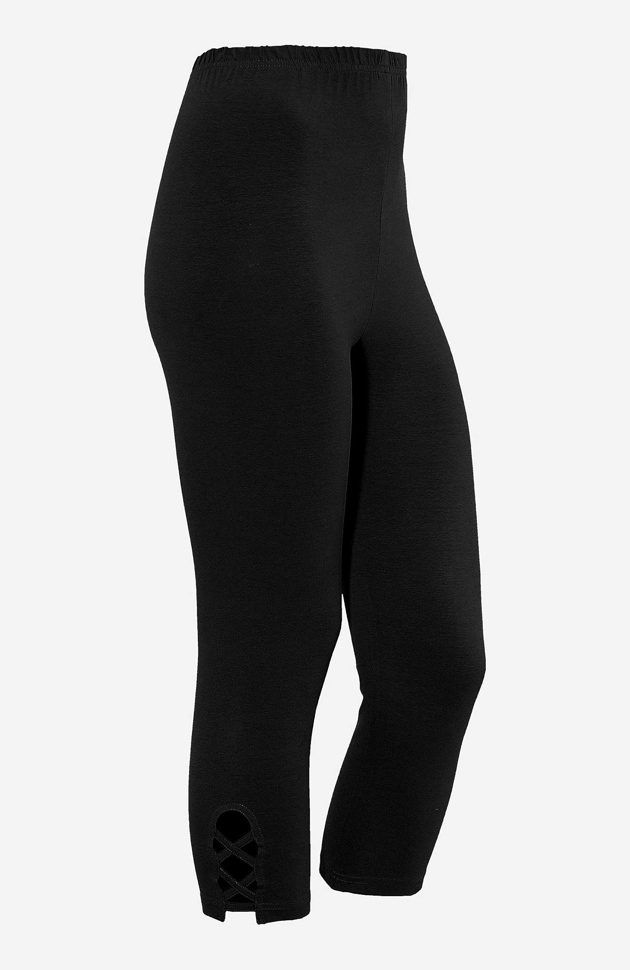 Legginsy rybaczki z miłymi detalami 2 sztuki