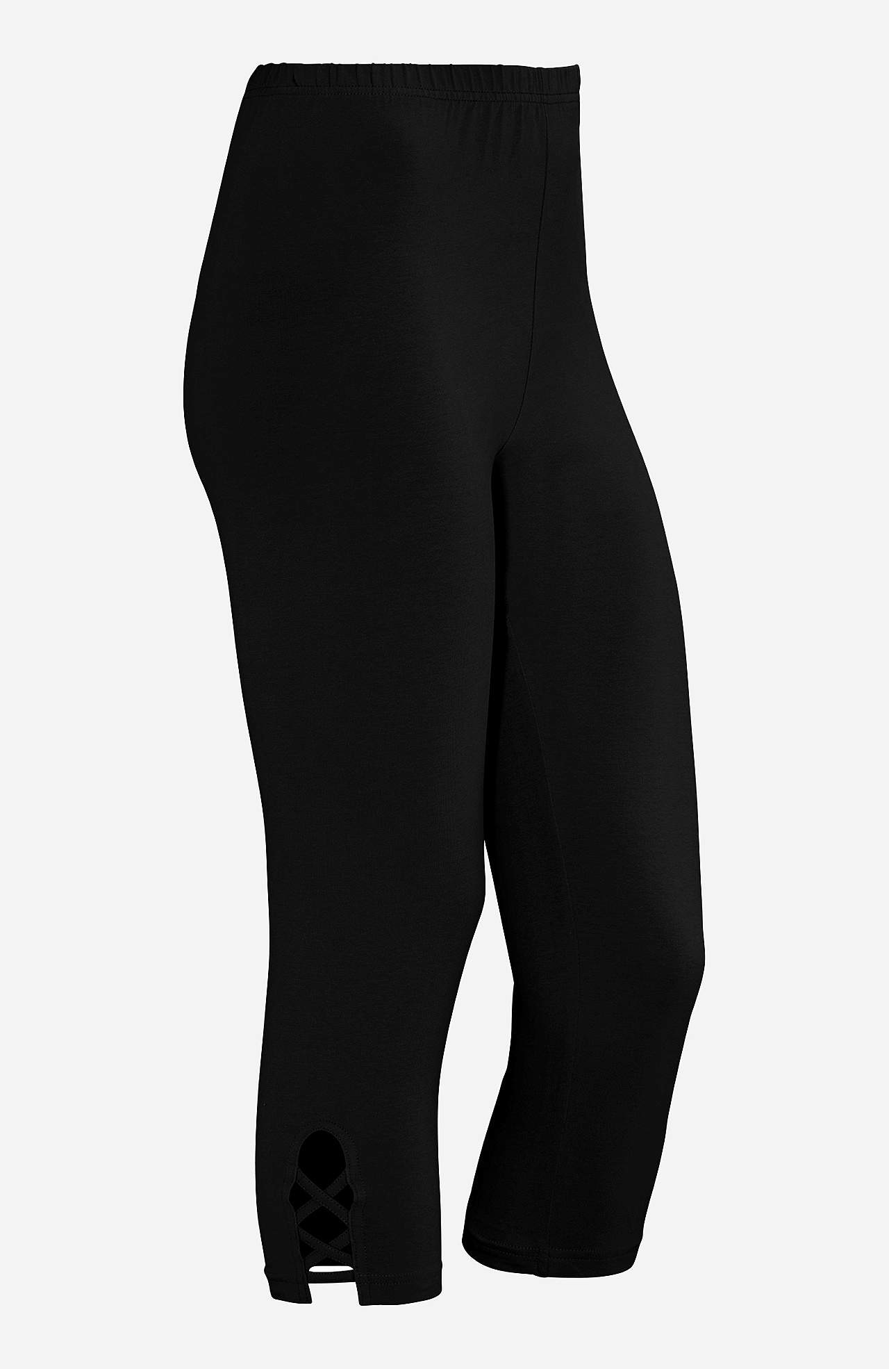 Legginsy rybaczki z miłymi detalami 2 sztuki