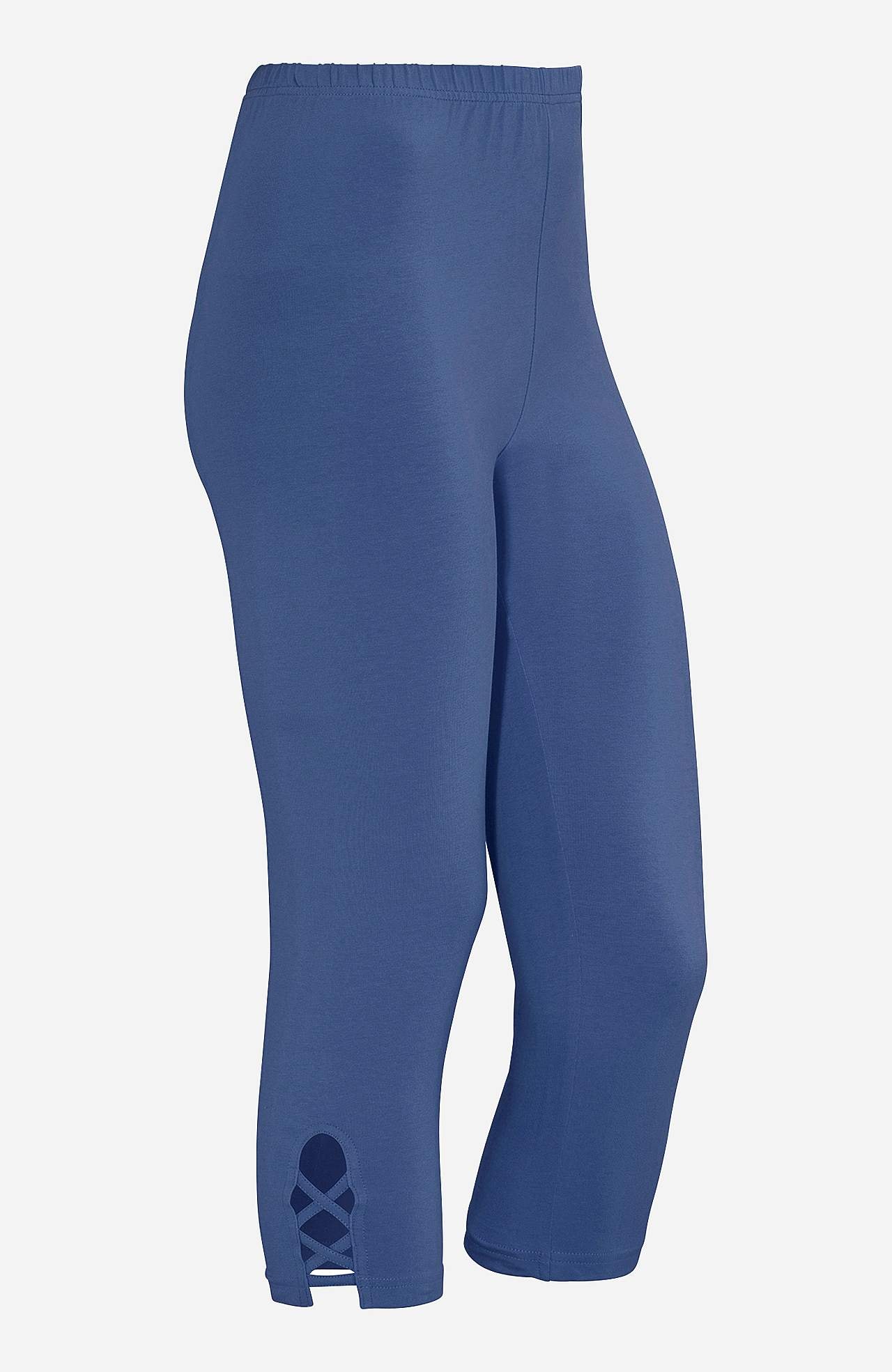 Legginsy rybaczki z miłymi detalami 2 sztuki