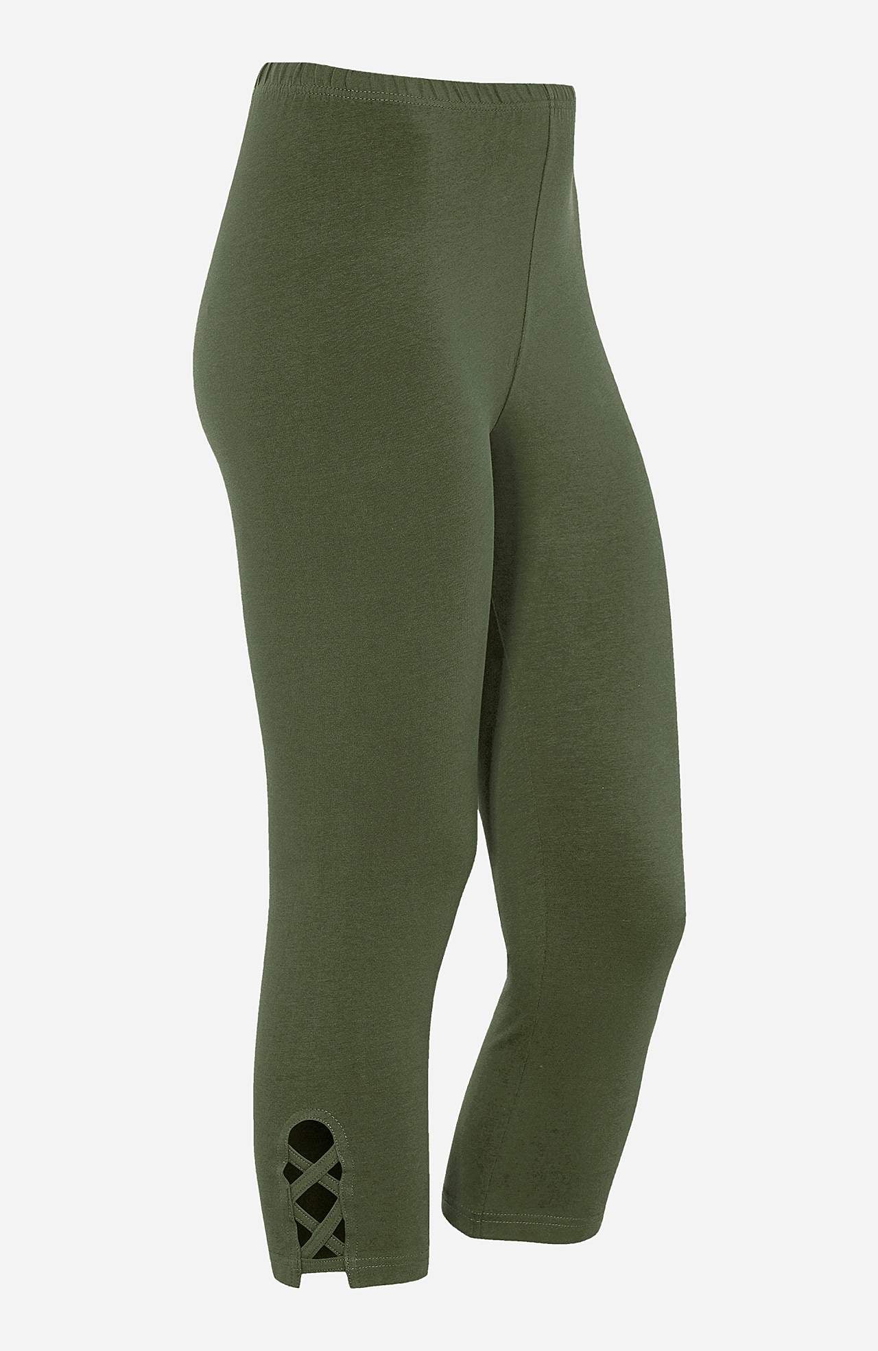 Legginsy rybaczki z miłymi detalami 2 sztuki