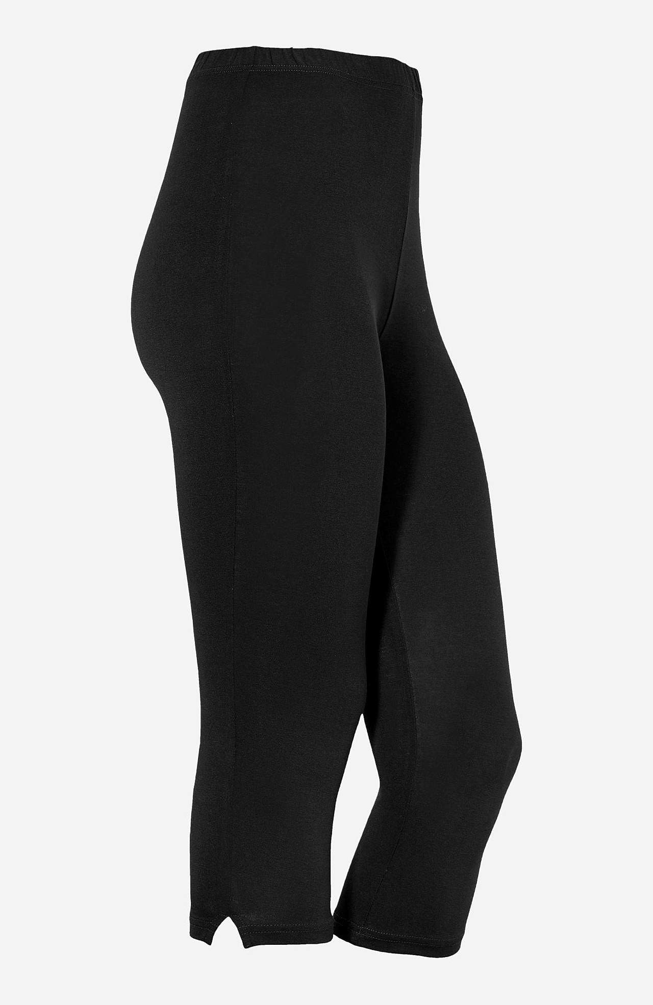 Legginsy rybaczki z wycięciami na boku