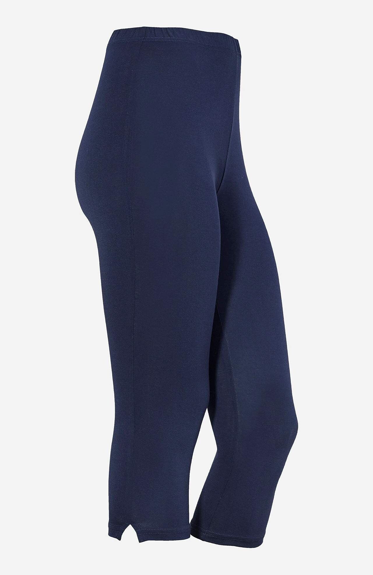 Legginsy rybaczki z wycięciami na boku