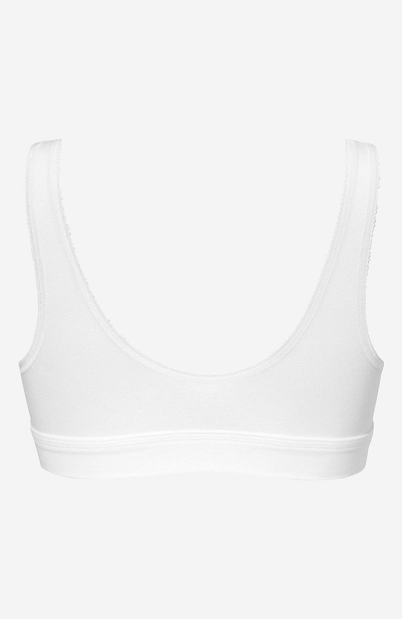 Miękki biustonosz typu top z bawełny Double Comfort