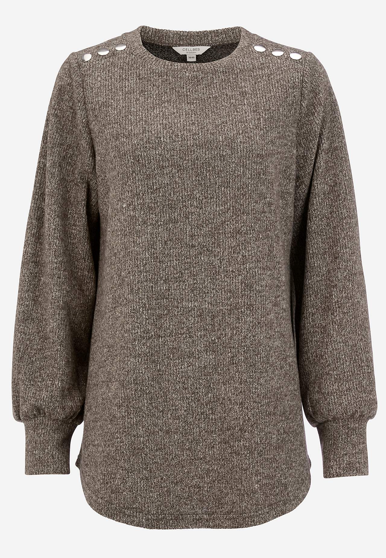 Dzianinowy i miękki sweter