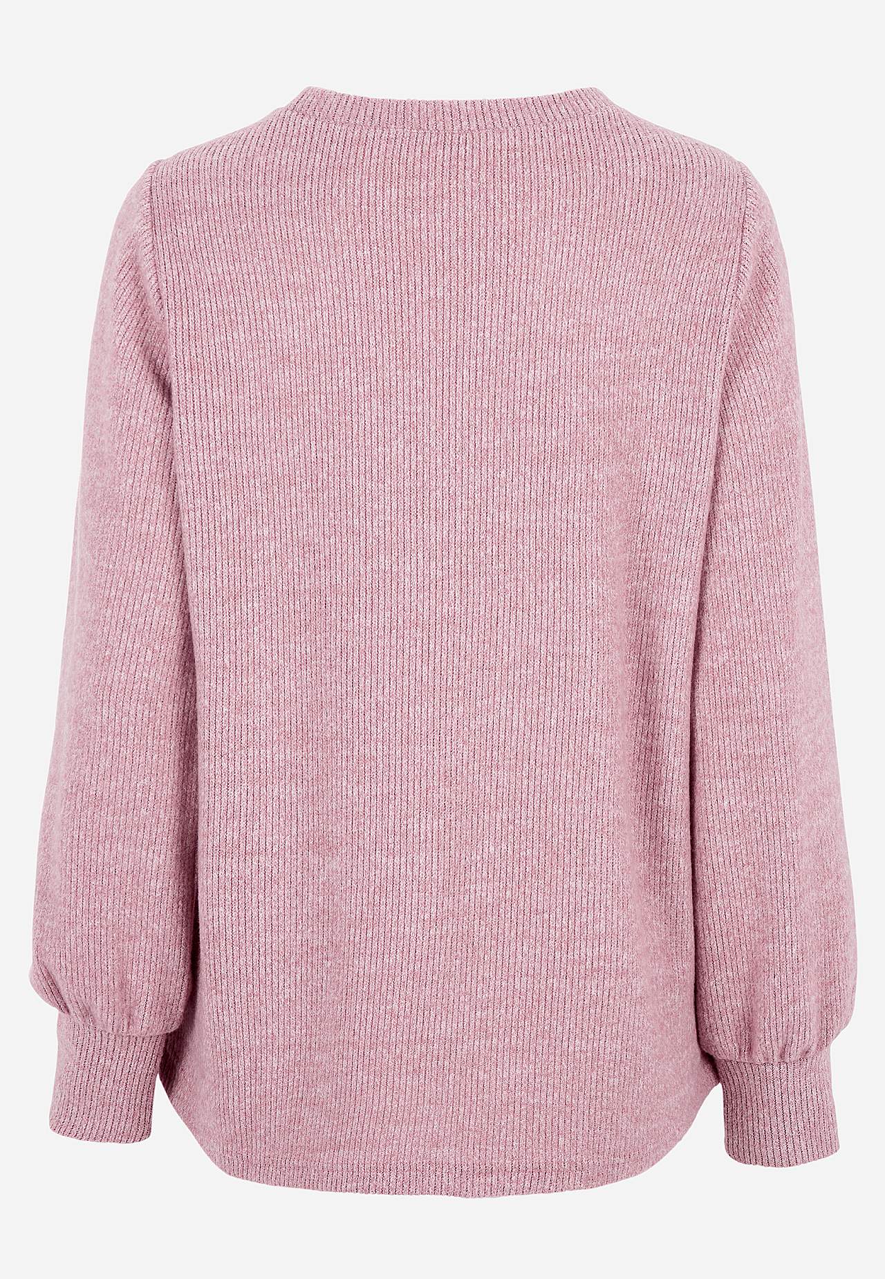 Dzianinowy i miękki sweter