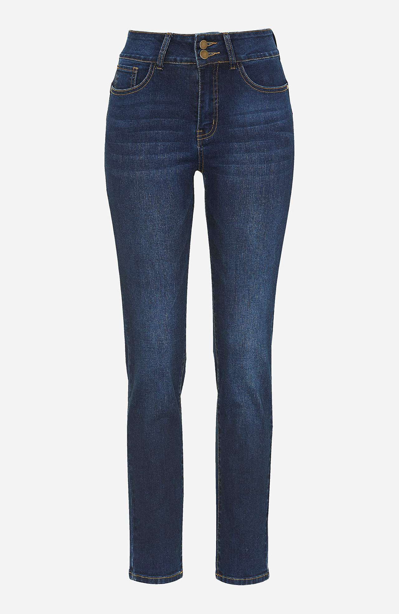 Jeansy modelujące ze stretchem Judy
