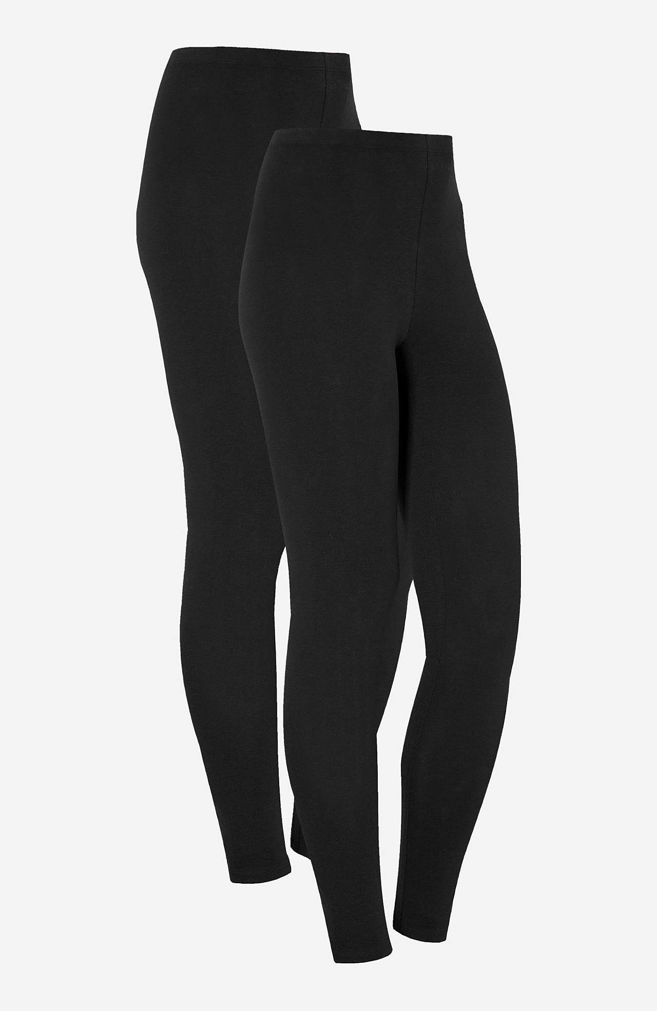 Legginsy z bawełny 2 sztuki